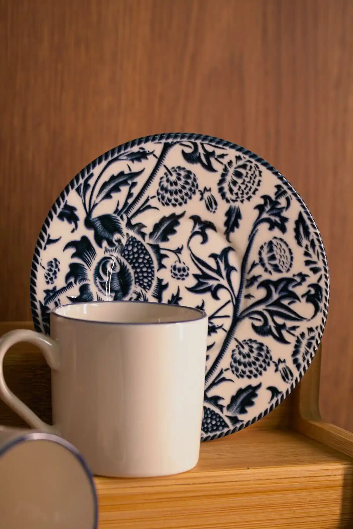 Heda Nilüfer 12 Parça 6 Kişilik Kahve Fincan Takımı Modern ve Estetik Tasarım