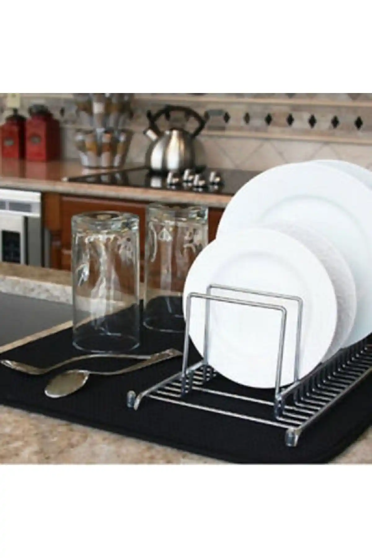HeiN Siyah Emici Bulaşık Kurutma Örtüsü: Doğa Dostu ve Pratik Mutfak Aksesuarı
