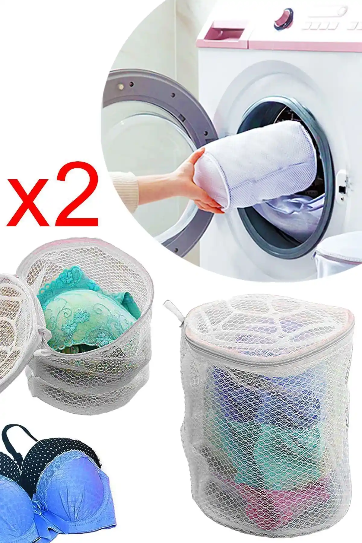 Helen's Home Fermuarlı Sütyen Çamaşır Yıkama Filesi İncelemesi ve Kullanım Avantajları