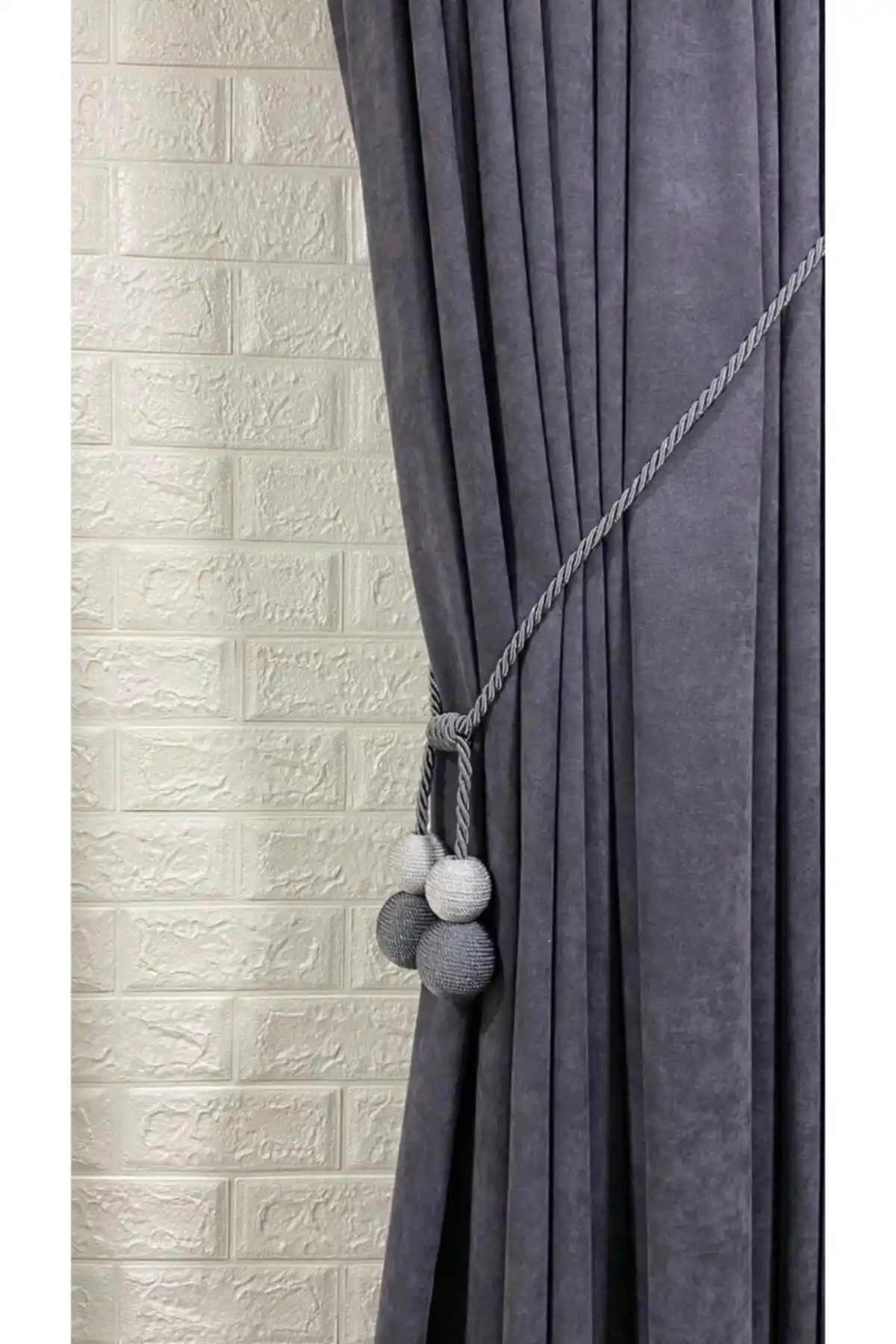 Helezoni Kzy Home Modern Sarım 4 Toplu Braçol Kornişe Takmatik - Şık ve Dayanıklı Perde Aksesuarı