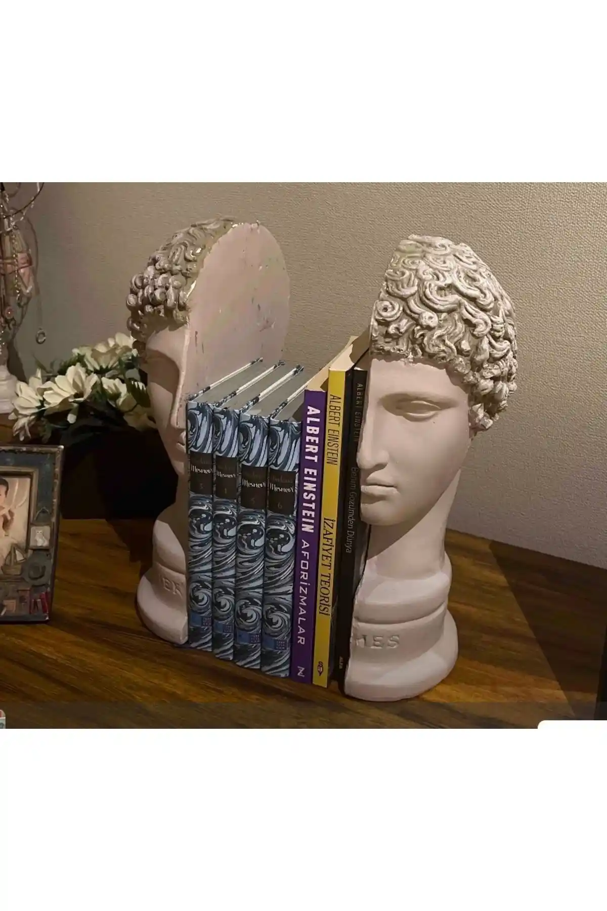 Hermes Kitap Desteği Rustik ve Otantik Dekorasyon İçin Uygun Dayanıklı Aksesuar