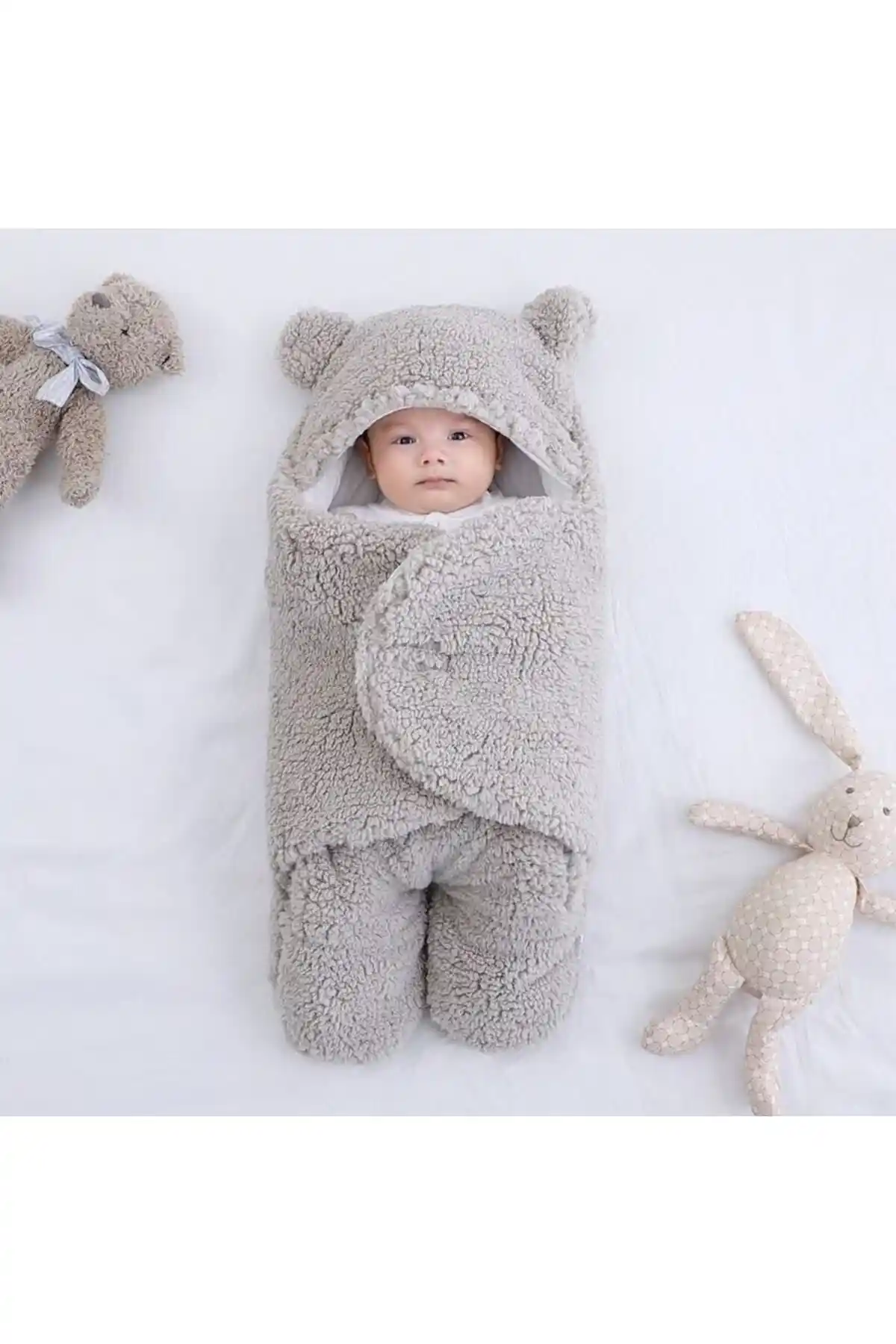 Hilyus 0-12 Ay Bebekler İçin Hafif ve Şık Dış Kundak, Soğuk Havalarda Güvenli Koruma