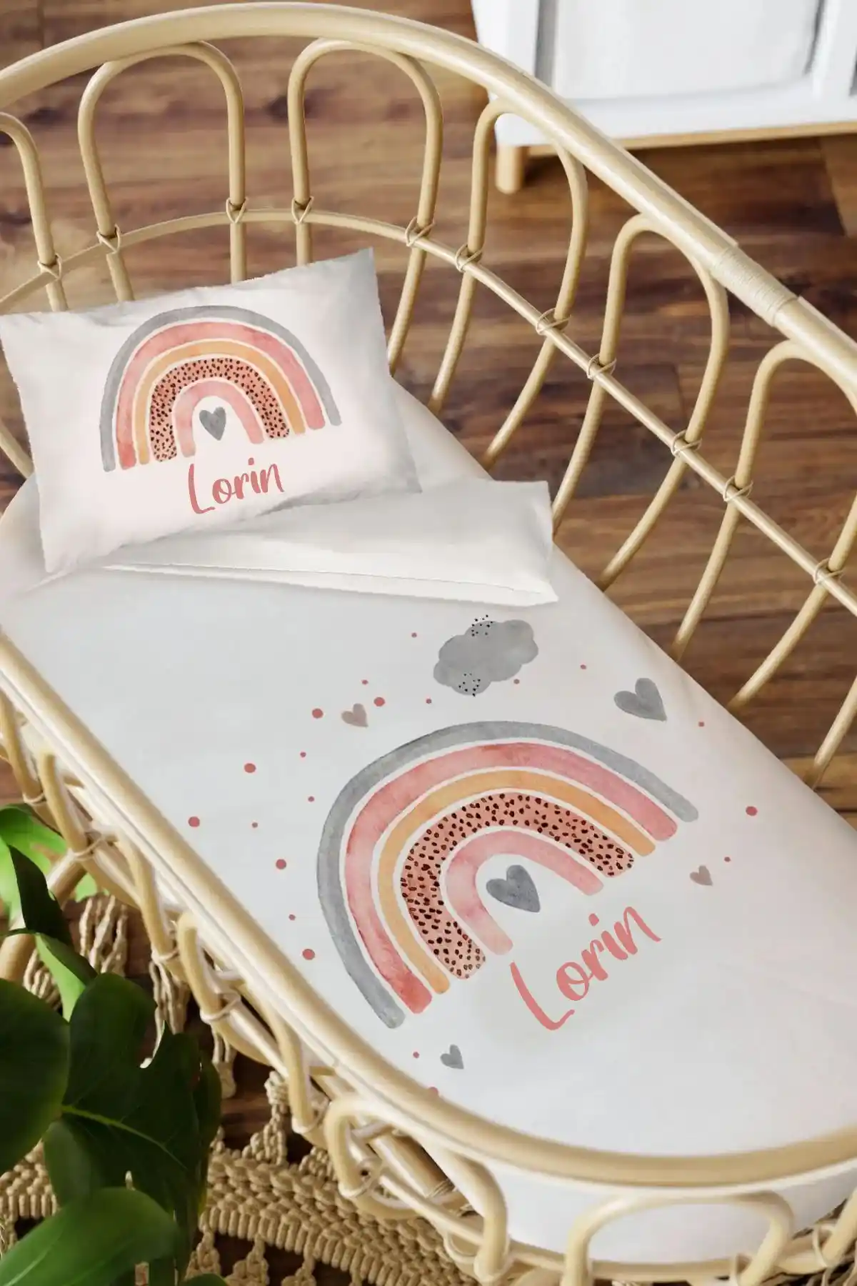 Homamia Anne Yanı 60x100 Gökkuşağı Bebek Uyku Seti Konfor ve Sağlık Odaklı