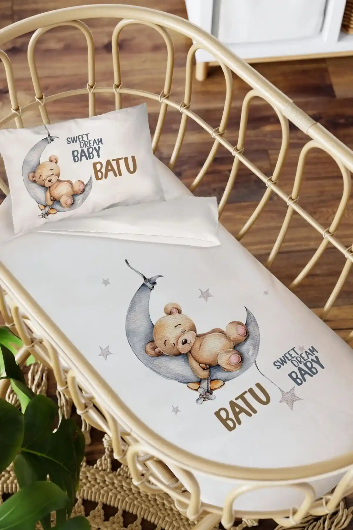 Homamia İsme Özel Anne Yanı Beşik Uyku Nevresim Takımı Konfor ve Estetik Birlikteliği