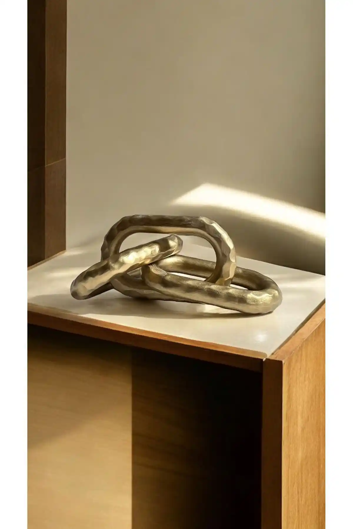 HOME DEKORİSTA Gold Dekoratif El Yapımı Zincir Modern ve Rustik Tarzın Şıklığını Yansıtır