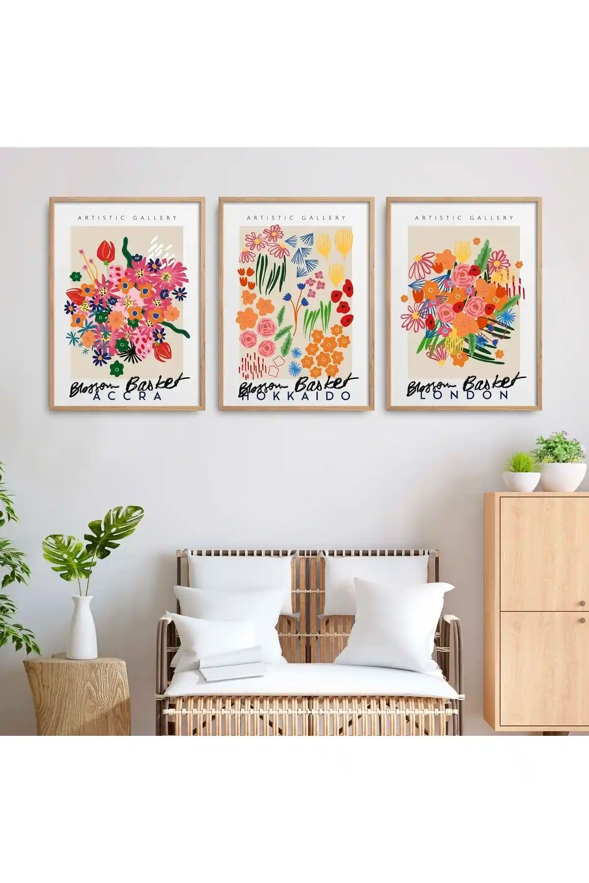 HOMEPACK Doğal Ahşap Çerçeveli 3'lü ve 4'lü Tablo Setleri Karşılaştırması