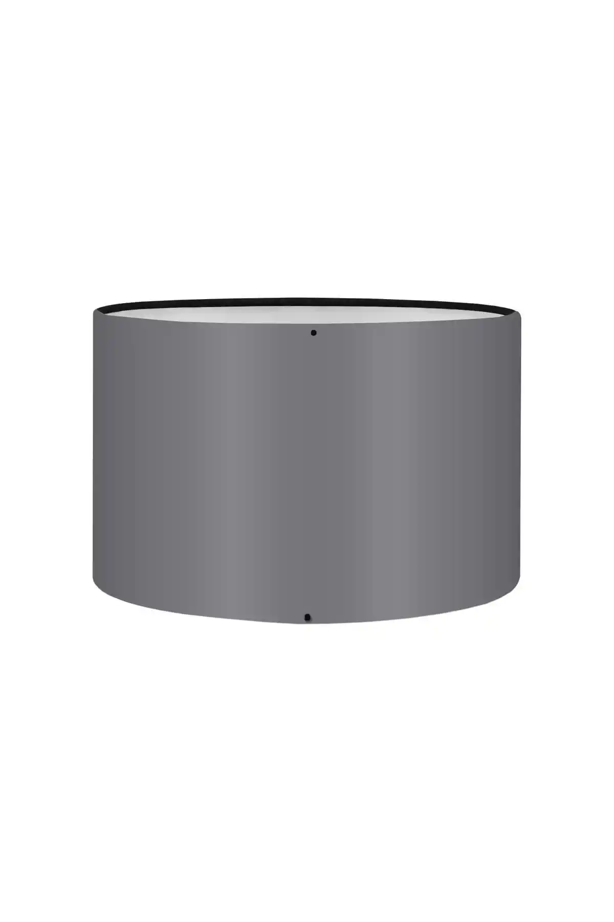 HOMİNG Antrasit Kumaş Pratik Yedek Lambader Başlığı Modern Mekanlar İçin