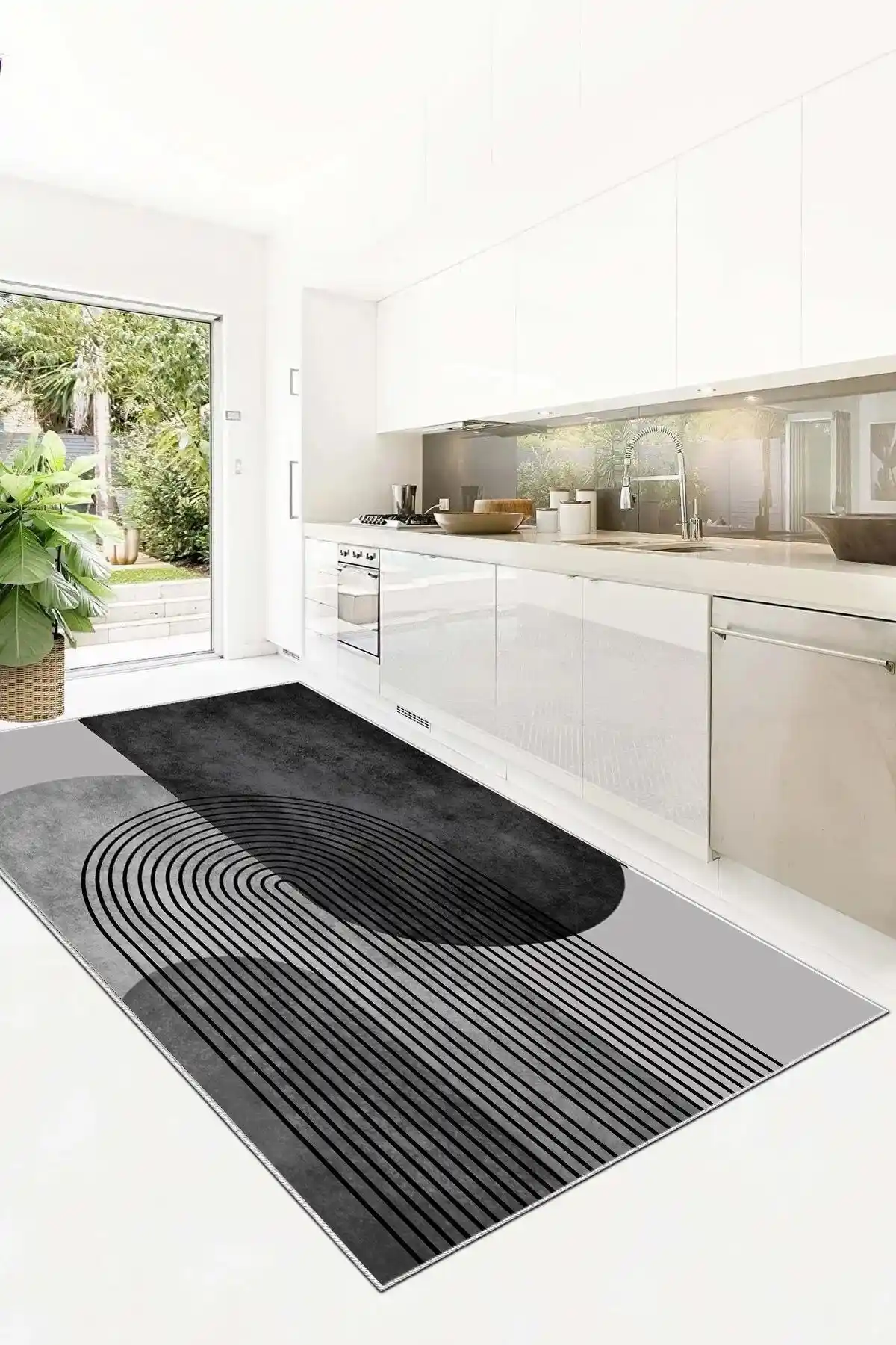 Hülya Home Kesme Mutfak Halısı Modern Tasarım ve Fonksiyonellik Sunar