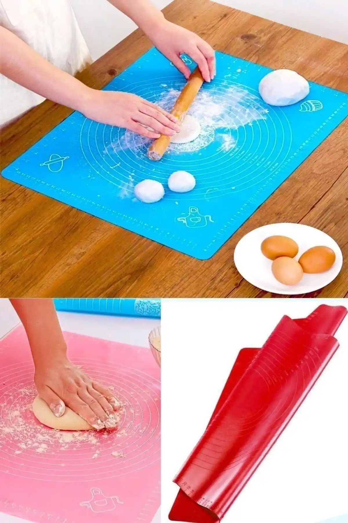 İndirimKap Silikon Ölçekli Hamur Açma Matı ile Mutfakta Pratiklik ve Hijyen Artışı