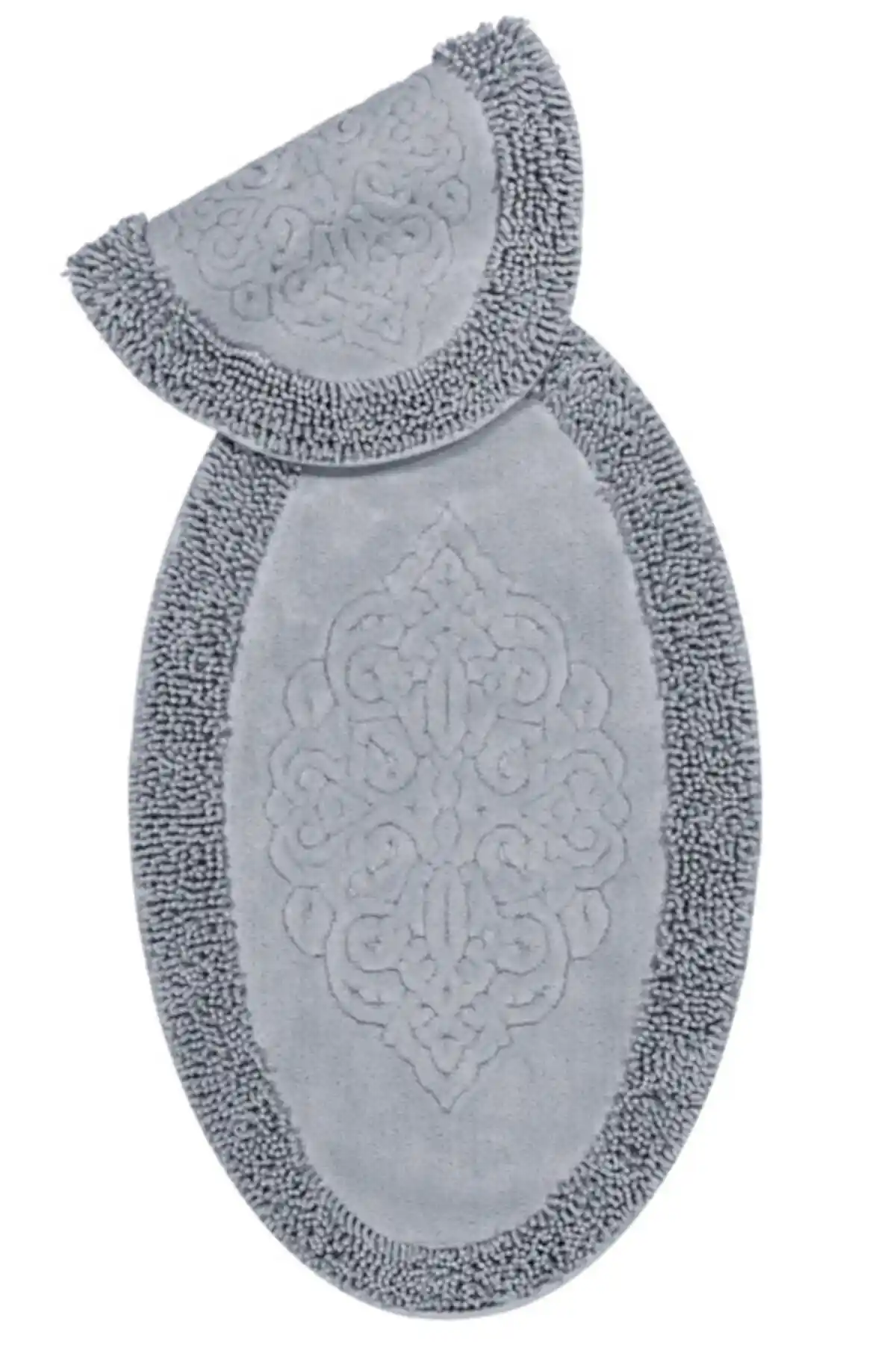 İpekçe Pamuklu Gri Klozet Takımı Modern ve Dayanıklı Banyo Dekorasyonu İçin Ideal