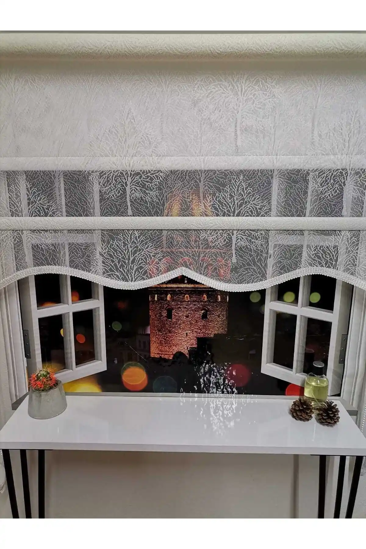 İREMKARAHOME Çift Mekanizmalı Tül ve Stor Perde Model 3 Modern ve Kullanışlı Tasarım