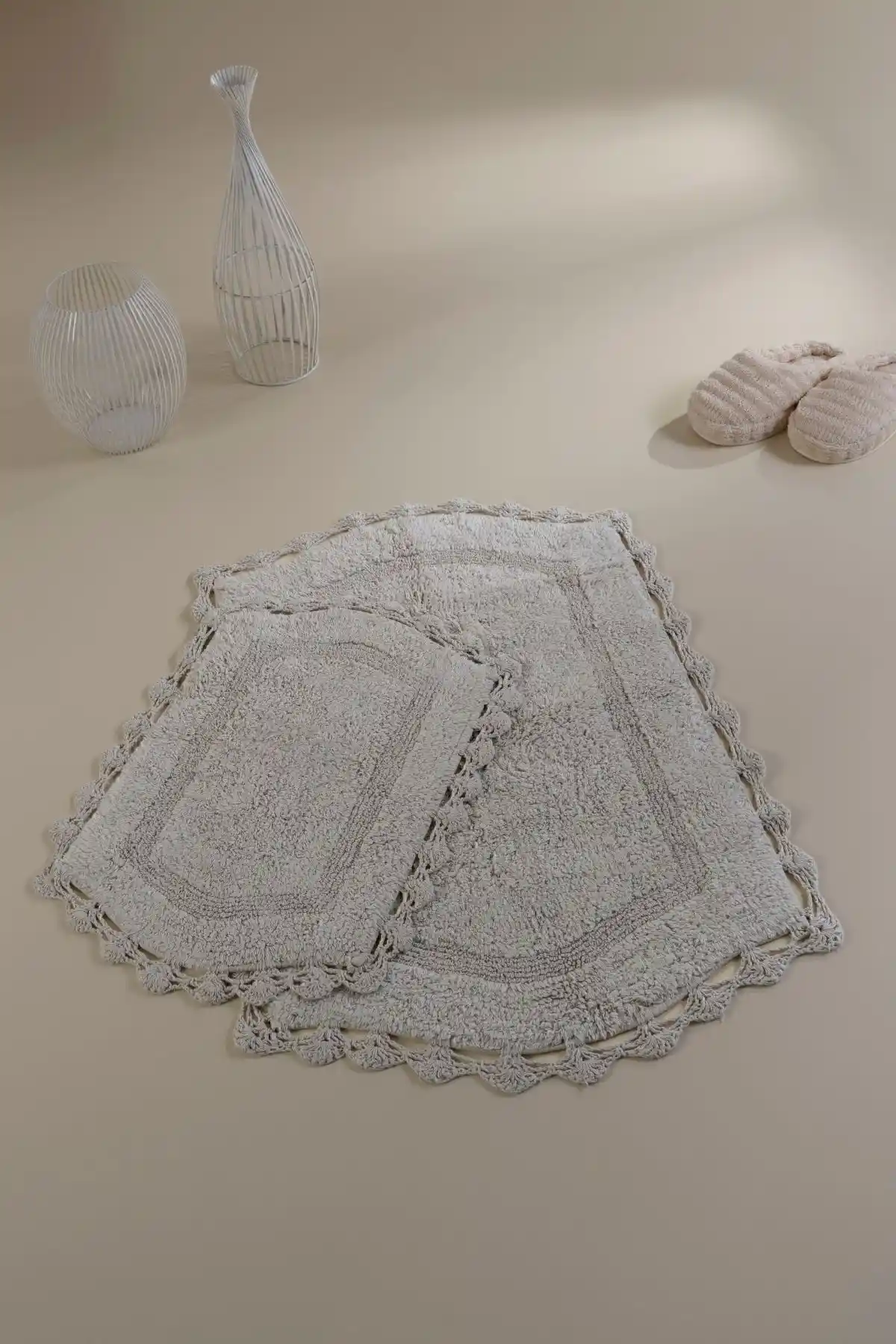 İrya Dale Banyo Paspası: Estetik ve Fonksiyonellik Sunan Doğal Pamuklu Ürün