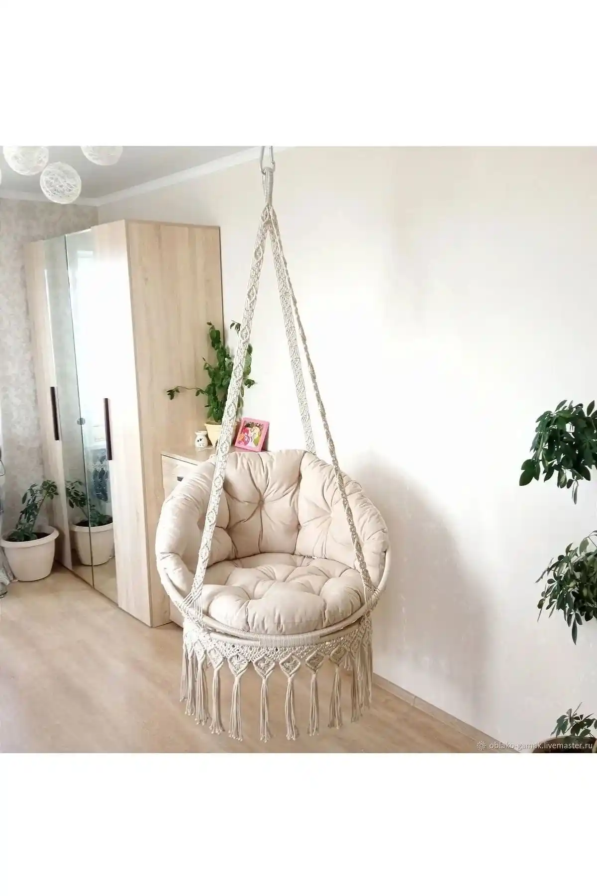 JANGEAR Makrome Salıncağı Minderleri Karşılaştırması Bej ve Krem Renk Seçenekleri