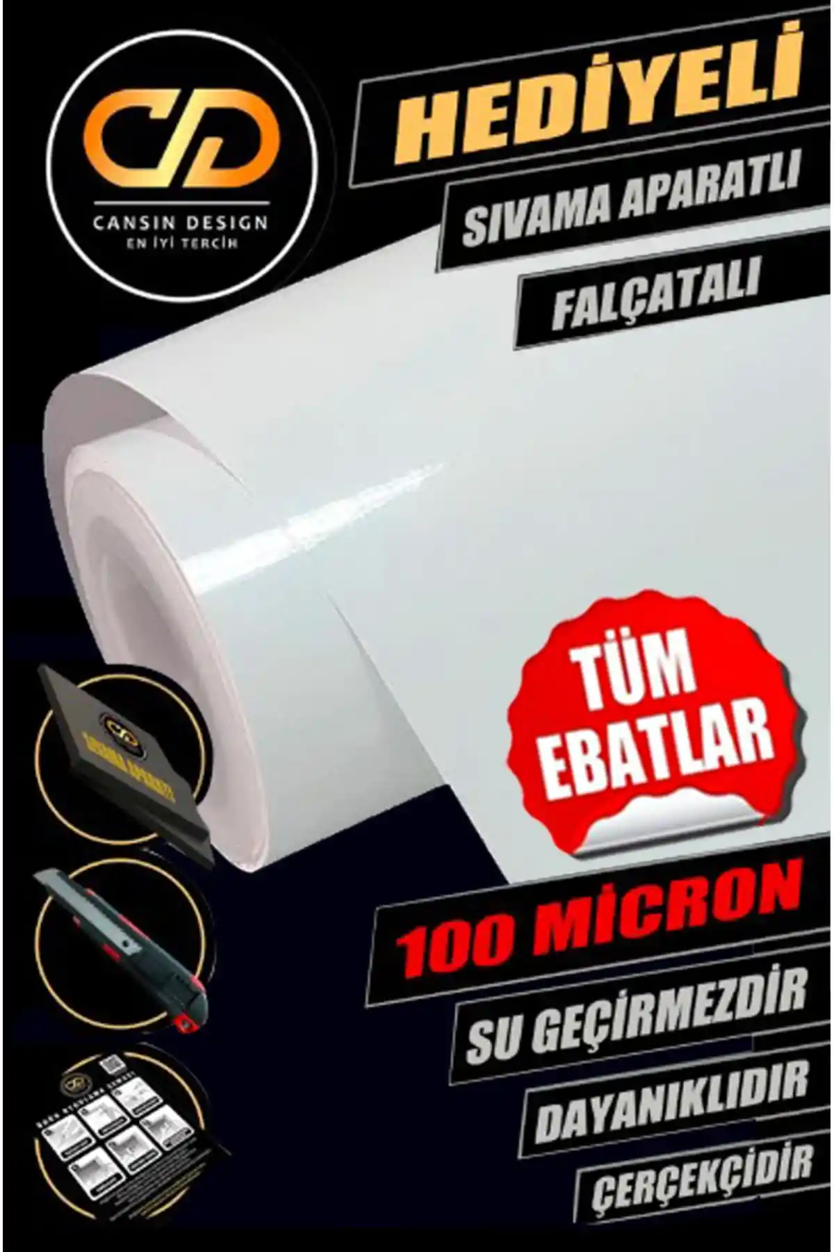 JANSIN HOME Yapışkanlı Folyo ile Modern ve Dayanıklı Mobilya Kaplama Çözümü