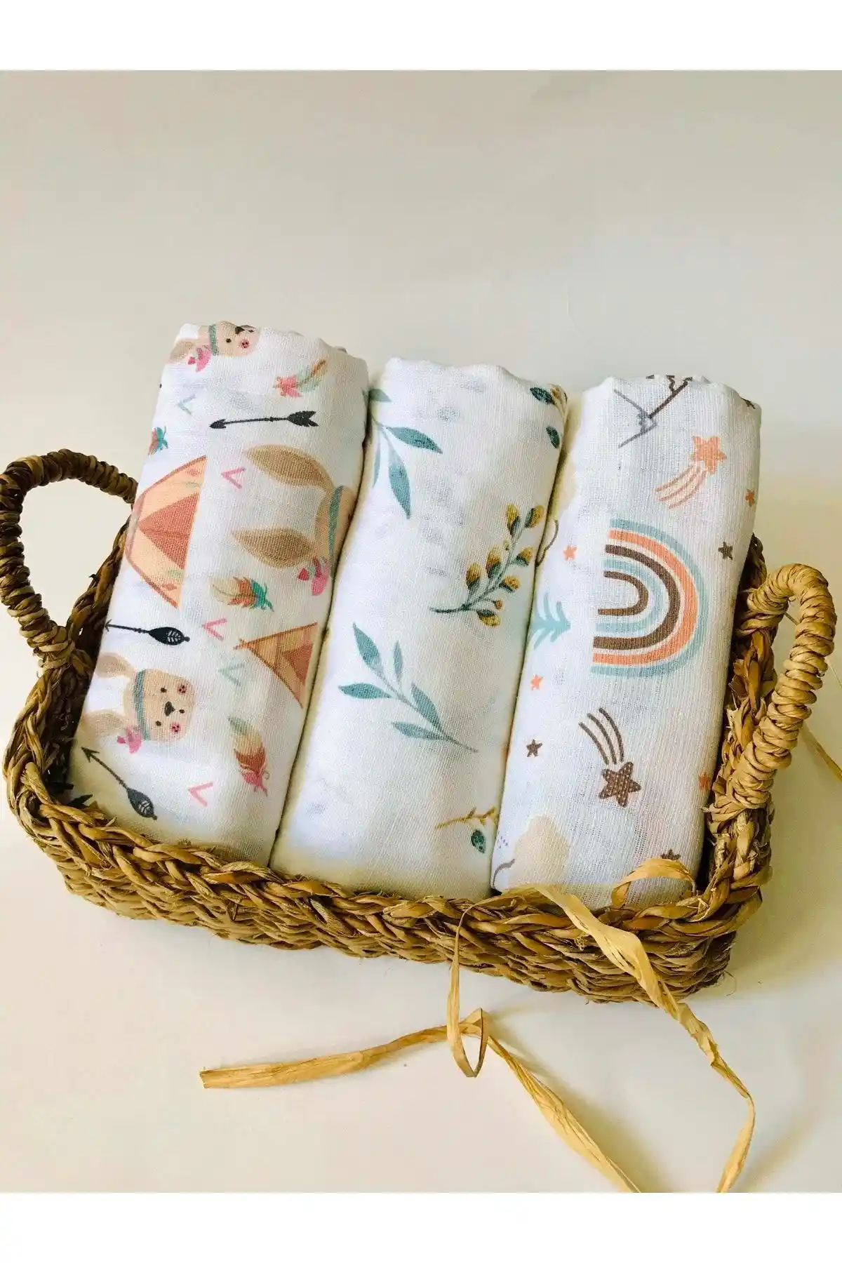 JUNİPERUS Çok Amaçlı Müslin Bezi: Doğal Pamuklu, Antibakteriyel ve Çok Yönlü Kullanım