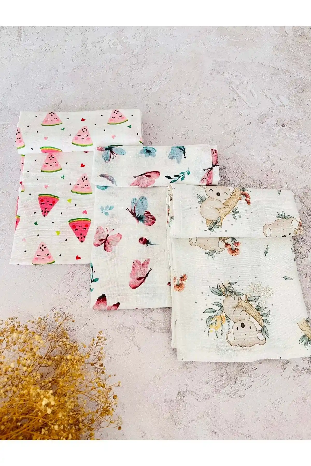 Juniperus Çok Amaçlı Müslin Bezi Seti Bebek ve Çocuklar İçin Sağlıklı ve Pratik Kullanım