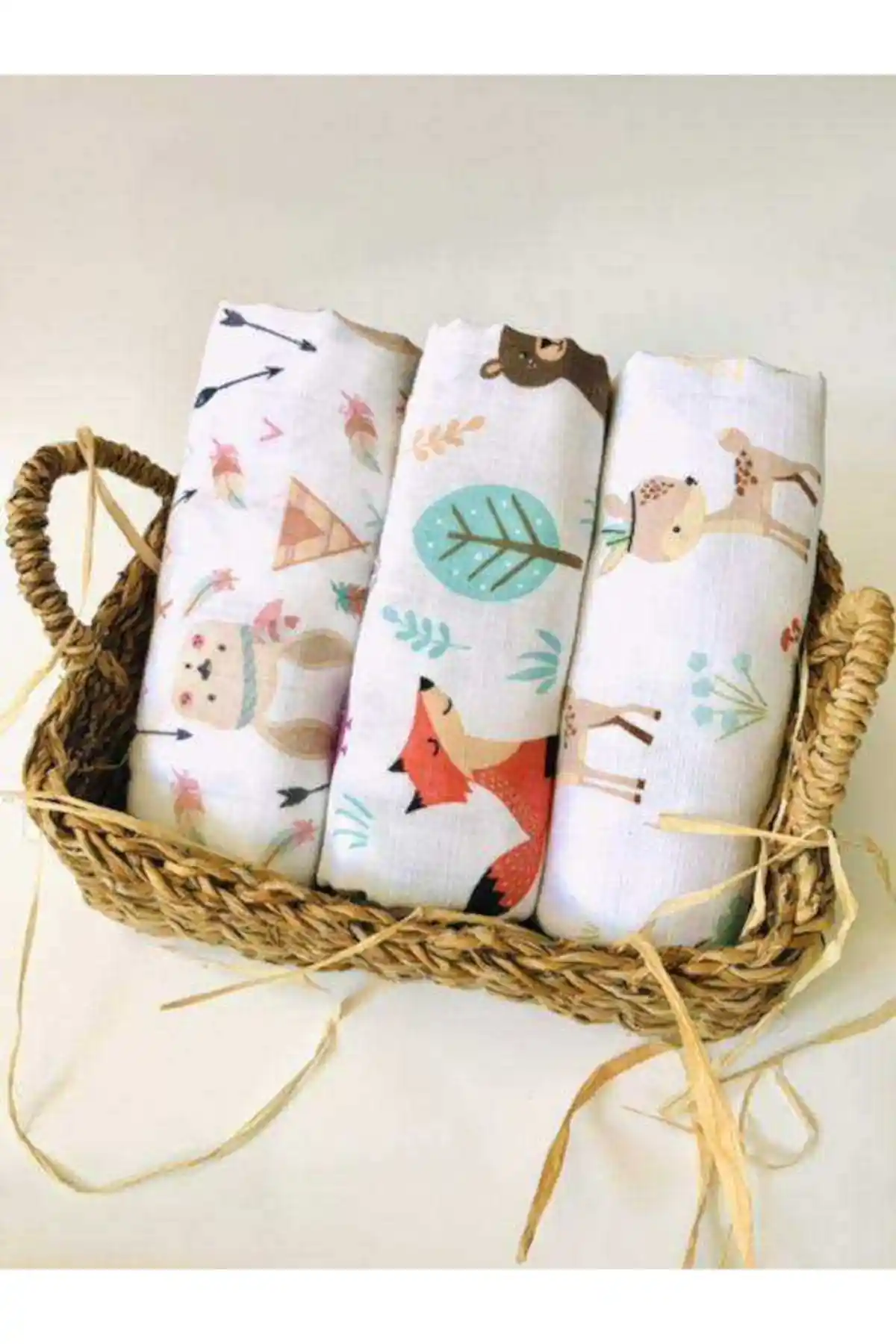 JUNİPERUS Çok Amaçlı Pamuklu Müslin Bezi Seti Bebek ve Çocuklar İçin Güvenilir Kullanım