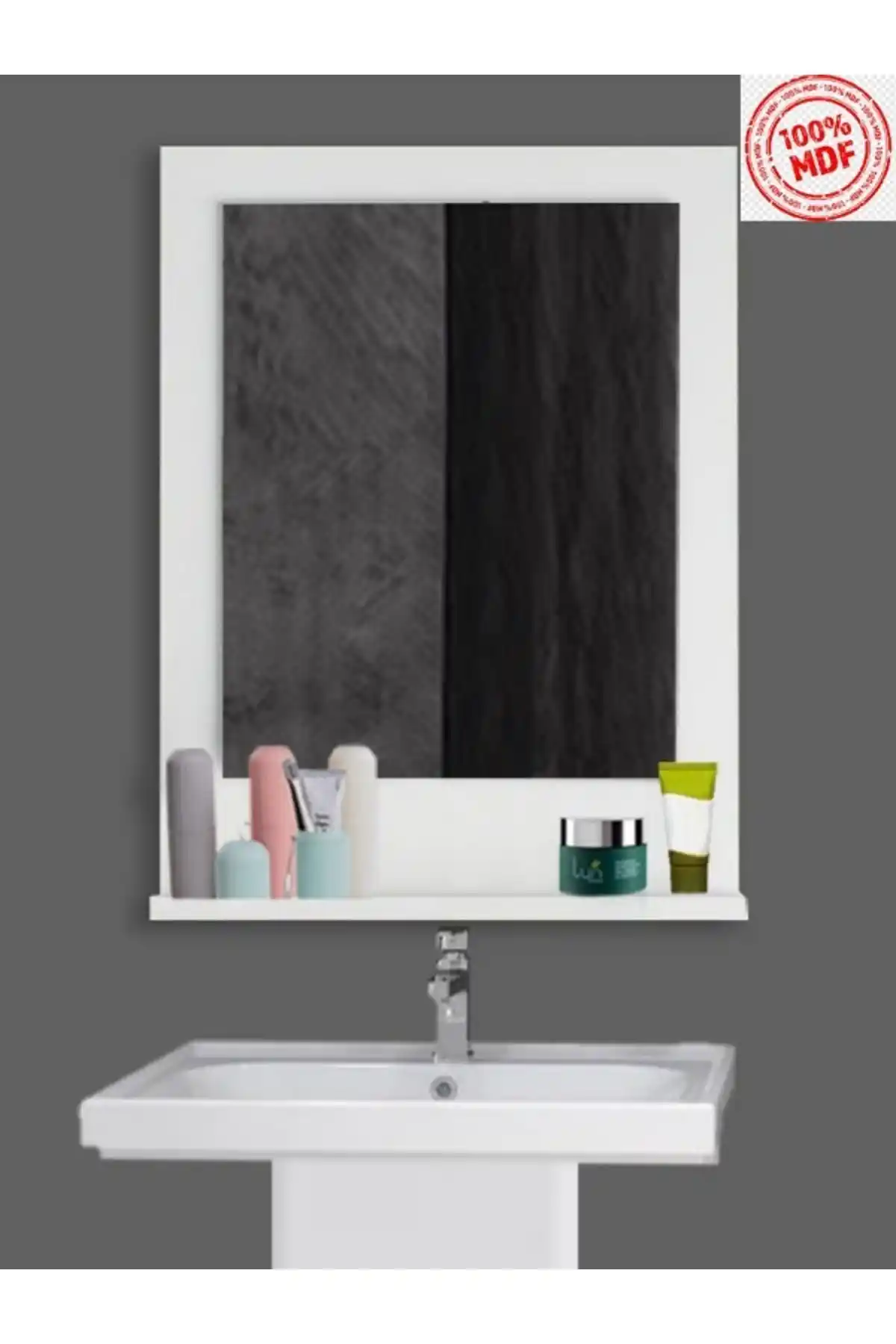 Ka-libra Aynalı Raflı Lavabo Üstü Dolap: Modern ve Dayanıklı Banyo Depolama Çözümü