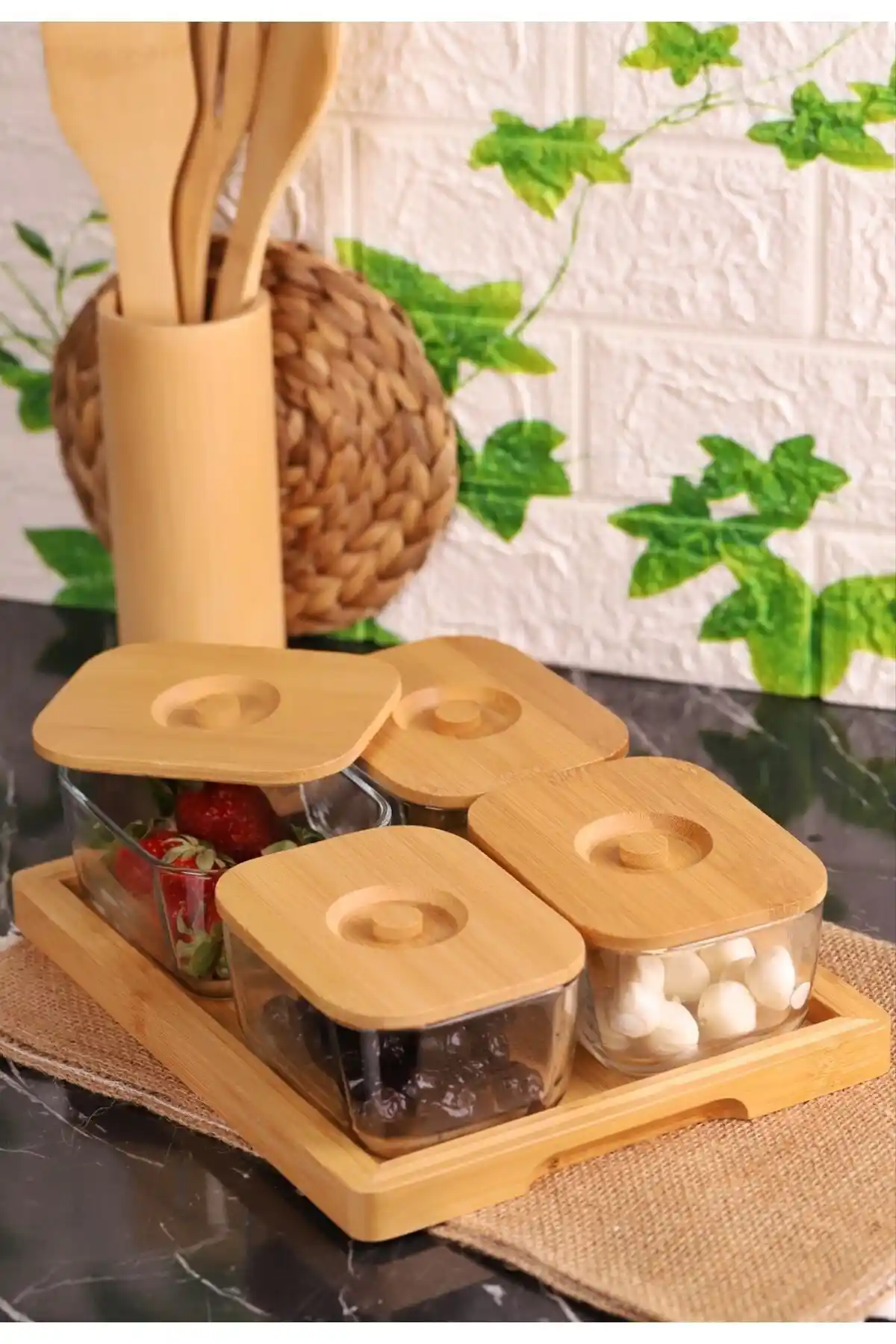 Kahvaltılık Saklama ve Sunum İçin Bambum Krosna ve Mien Setlerinin Karşılaştırması