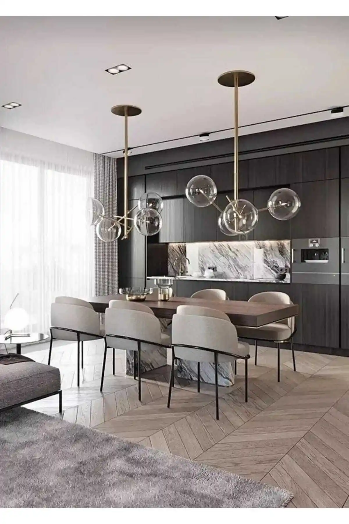 Kaktüs AVM 6'lı Mutfak Sandalyesi Modern ve Şık Tasarımıyla Öne Çıkar