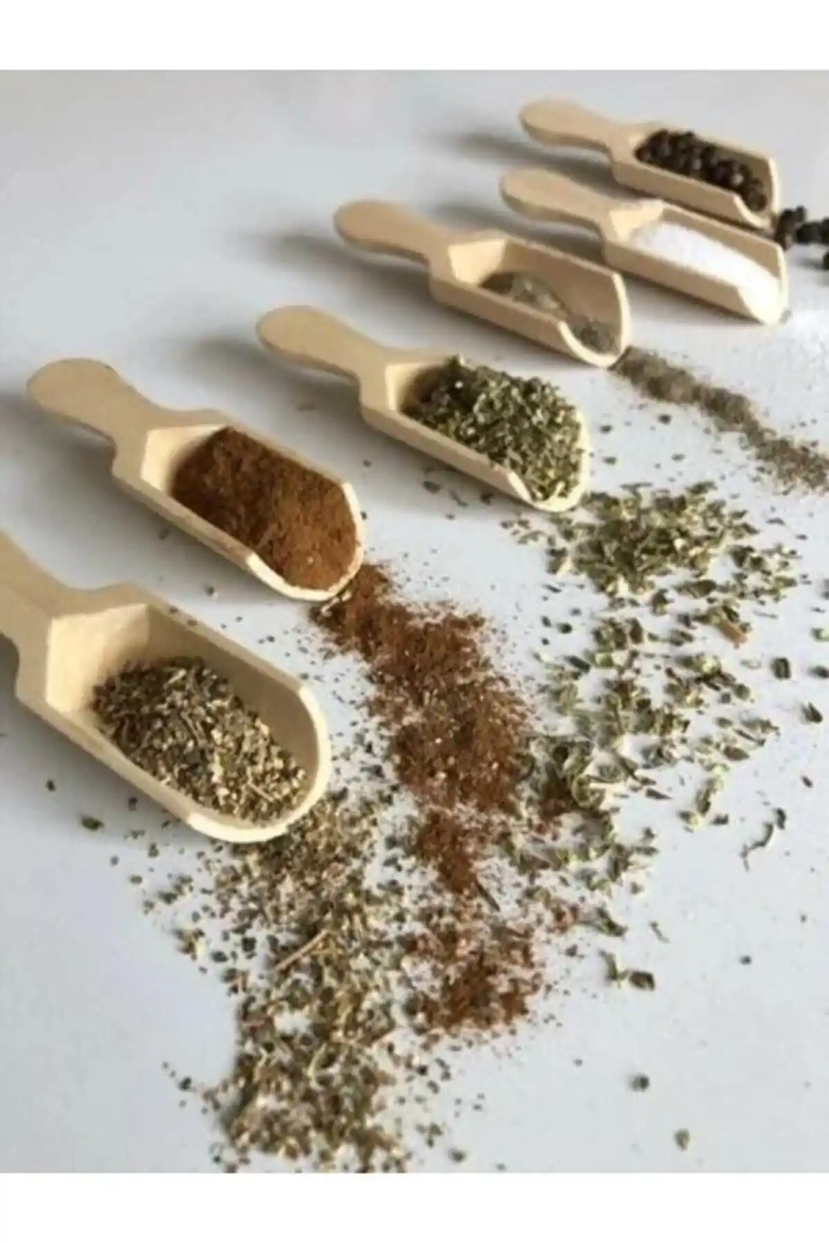 Kamptek 6'lı Baharat Küreği ve Ölçü Kaşığı Seti ile Mutfakta Pratik ve Şık Çözüm