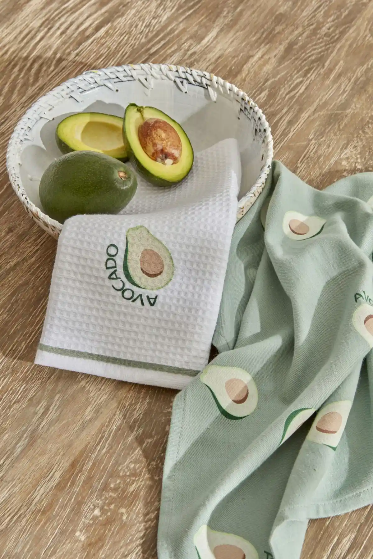 Karaca Home Avocado %100 Pamuk Mutfak Havlusu Modern ve Şık Tasarım
