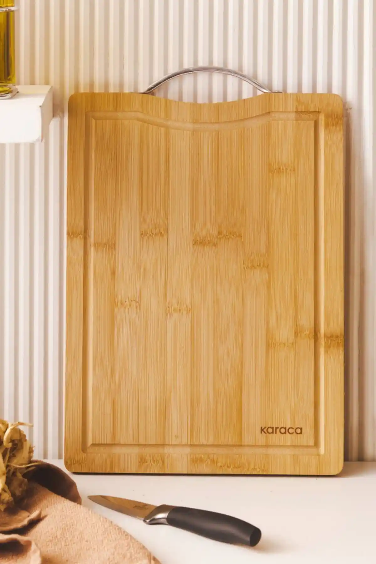 Karaca Owen Dikdörtgen Küçük Bambu Kesme Tahtası: Şık ve Dayanıklı Mutfak Aksesuarı