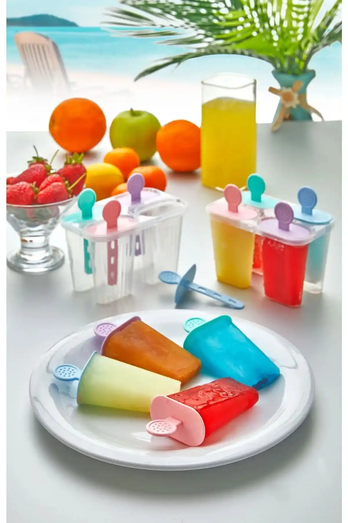 Kaşbaşı Home 10x14 Cm Sağlıklı Dondurma Kalıbı Çocuklar ve Aileler İçin Pratik Kullanım