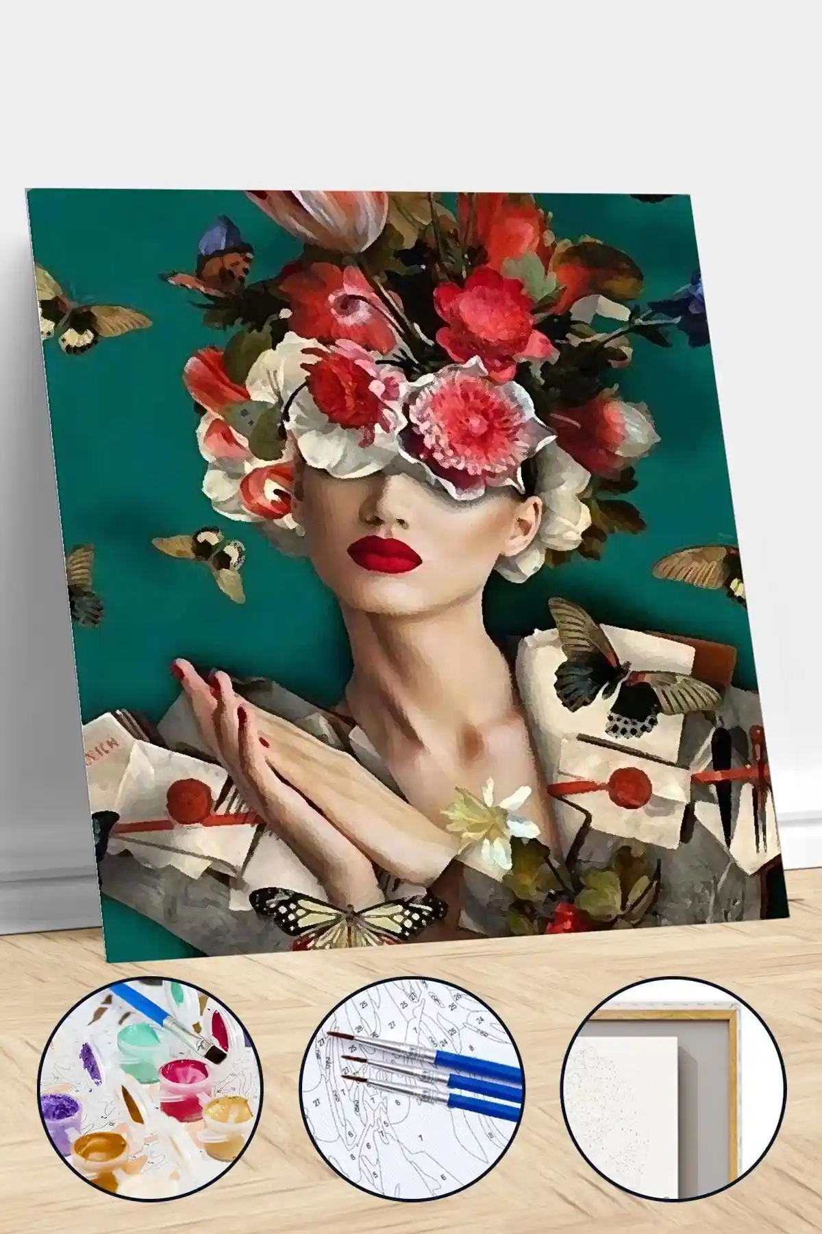 Kendinyaphobi Çiçek Kan 18 Sayılarla Boyama Seti Yaratıcılığı ve Hobiye Yeni Bir Soluk