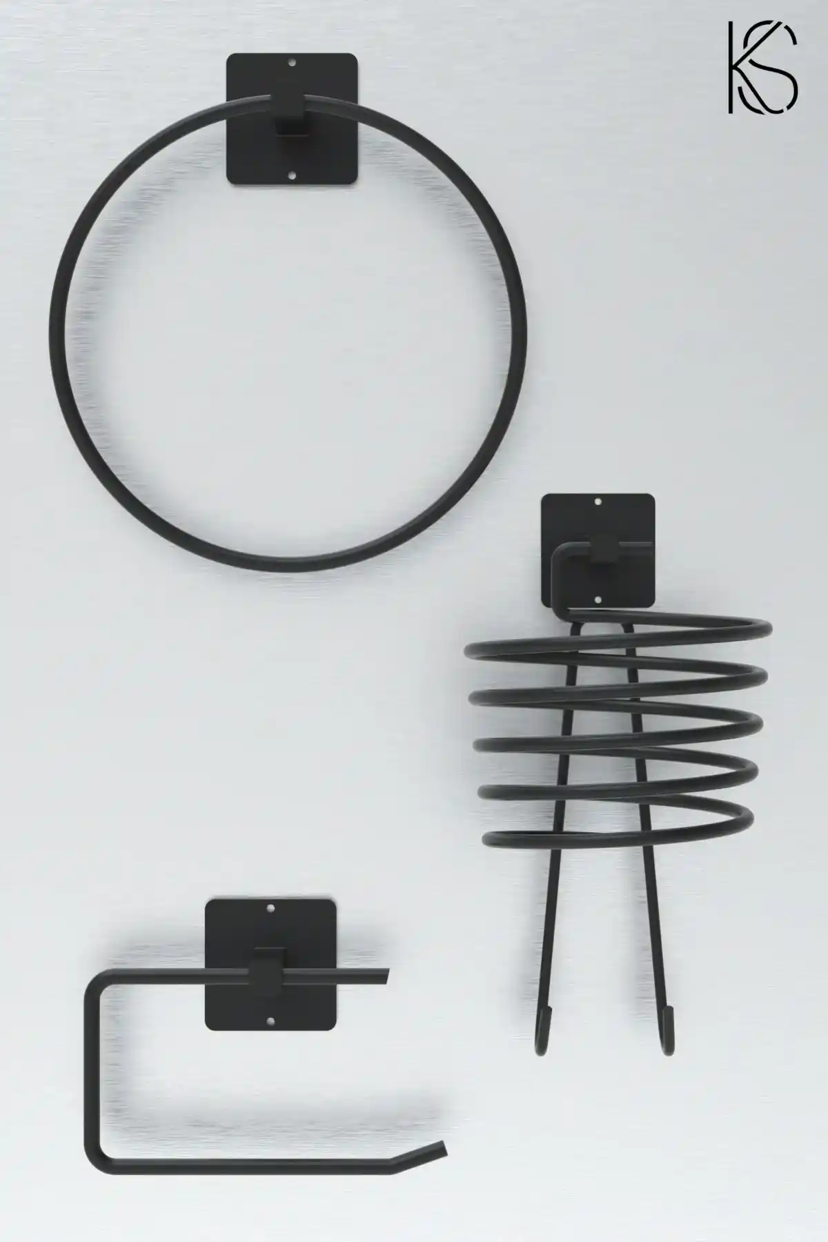 KILINÇ STORE'un Yapışkanlı Üçlü Seti Modern Banyolar İçin Pratik ve Estetik Çözüm