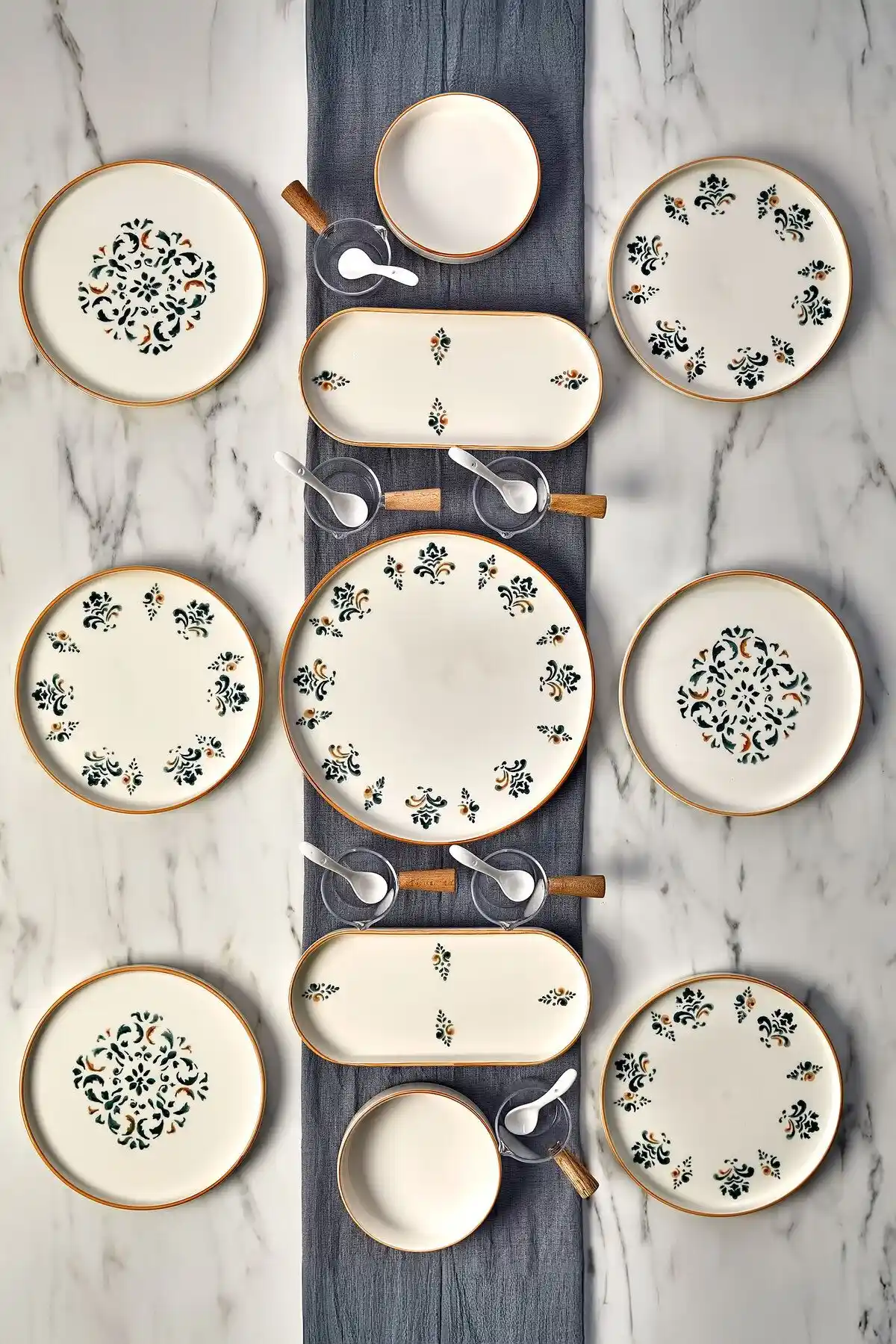 Kitchen Life 23 Parça 6 Kişilik Modern Seramik Kahvaltı Takımı ve Özellikleri