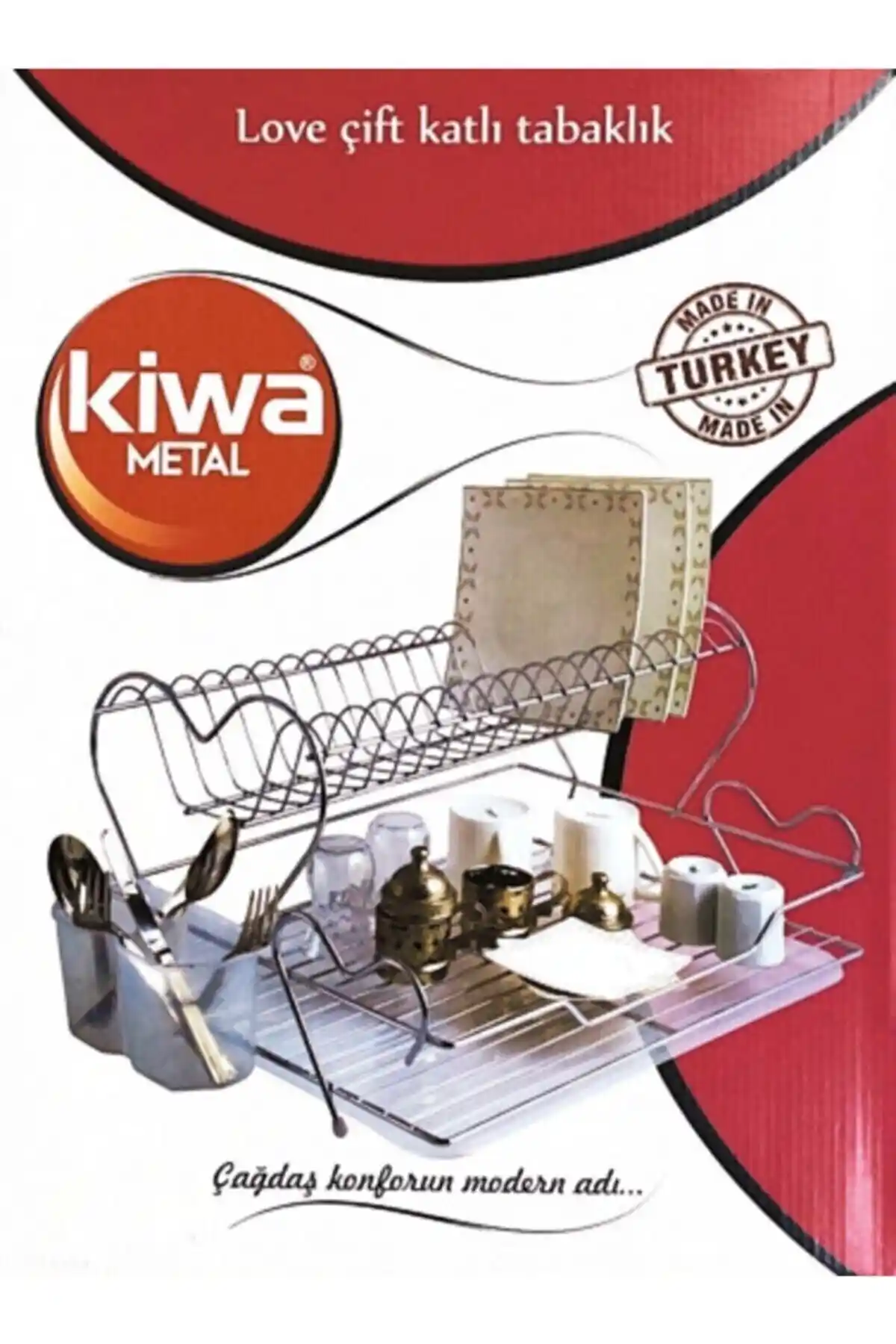 Kiwa Metal Salsa Model Bulaşık Sepeti Modern Tasarım ve Dayanıklılık Özellikleri
