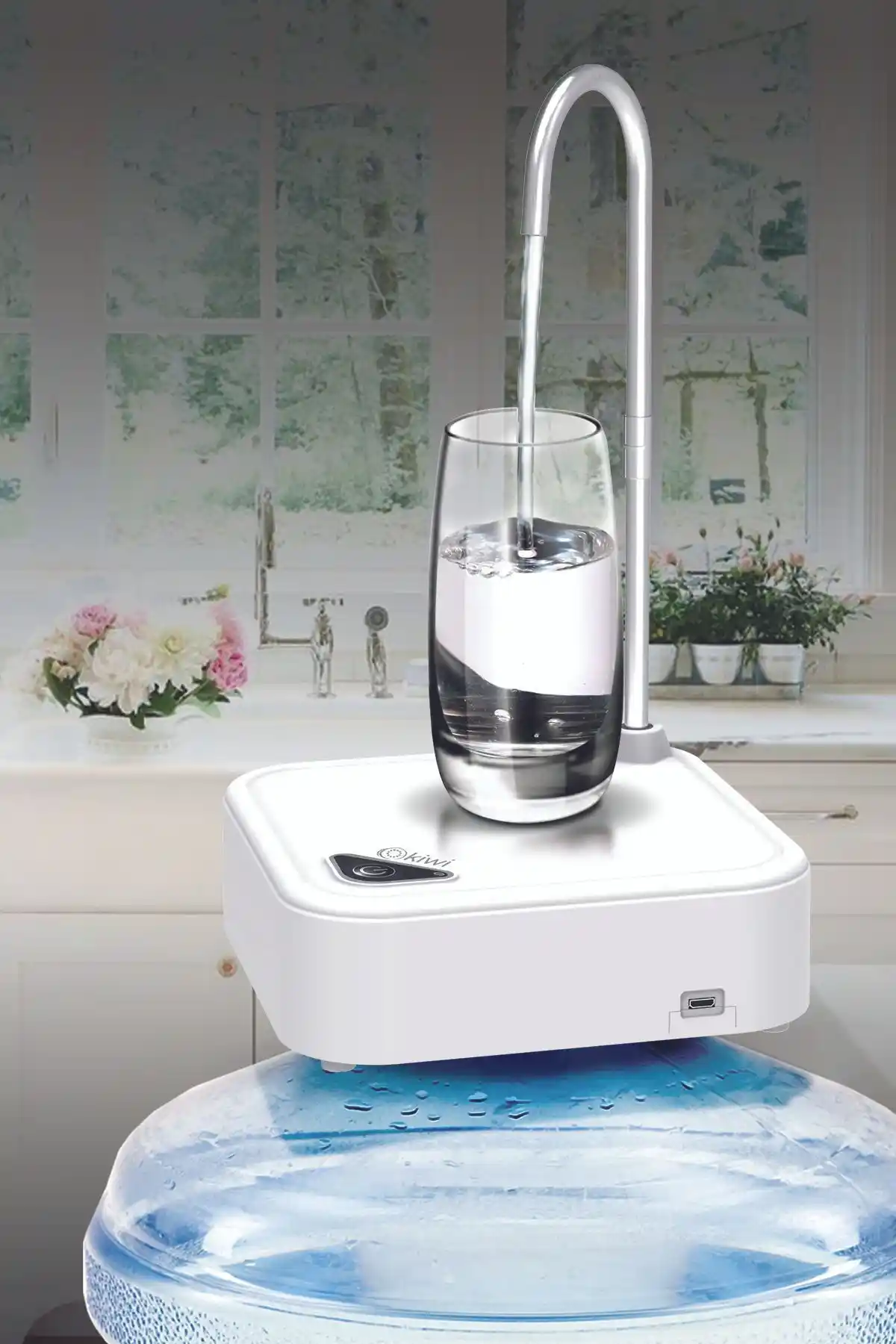 Kiwi KWP-8520 Şarjlı Damacana Su Pompası Pratik ve Kullanışlı Tasarım