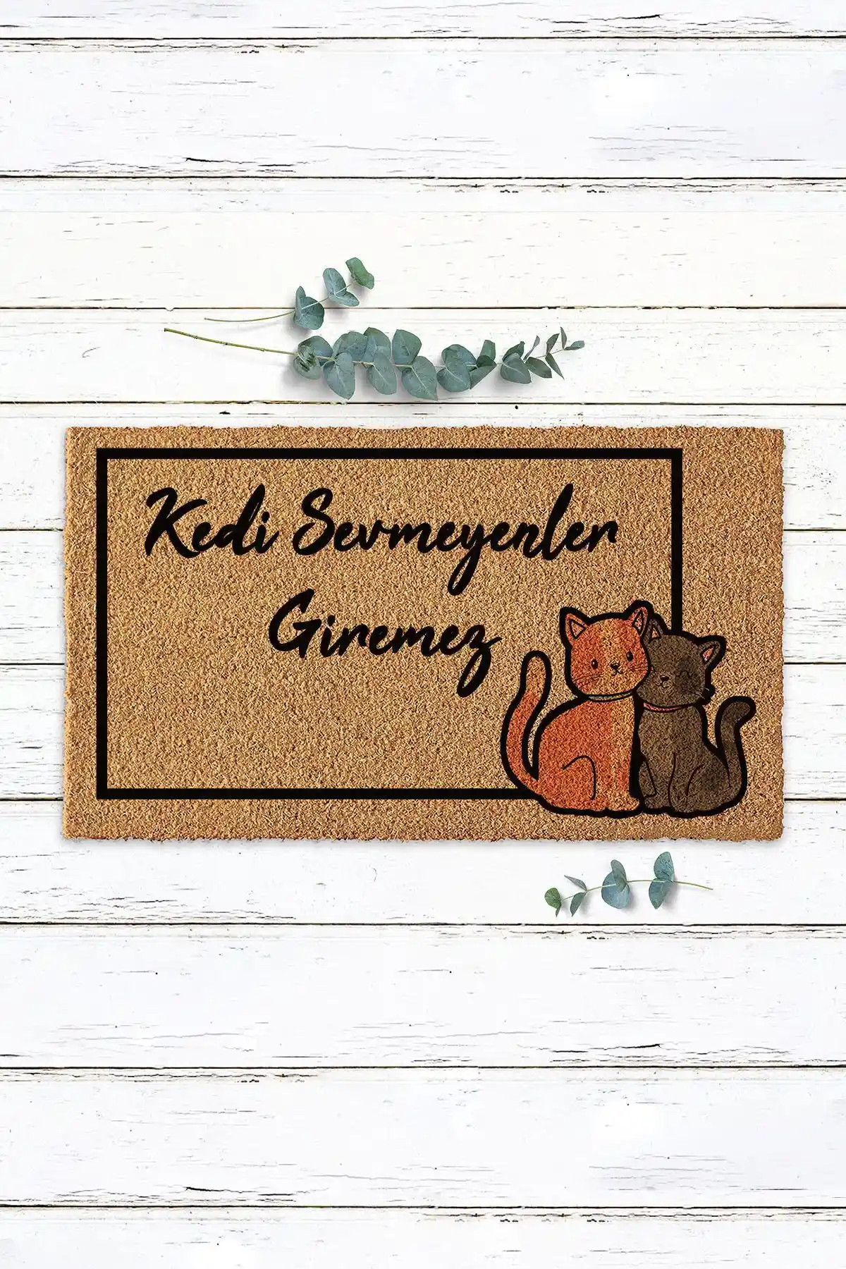 Koko Paspas Kıl Dış Kapı Paspası Doğal ve Dayanıklı Çevre Dostu Tasarım