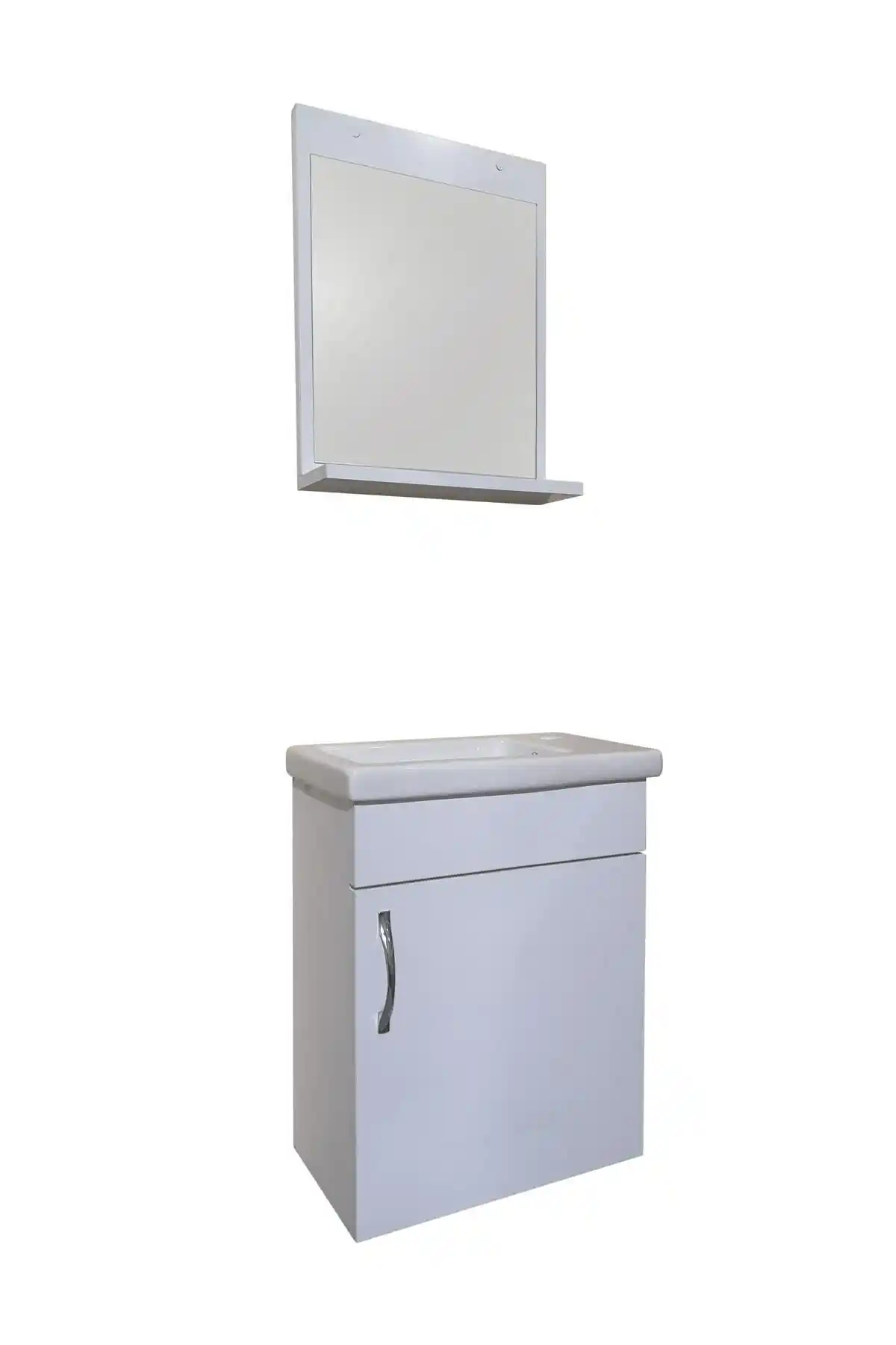 Kompakt ve Şık MDF Banyo Dolabı Dar Banyolar İçin Modern Çözüm