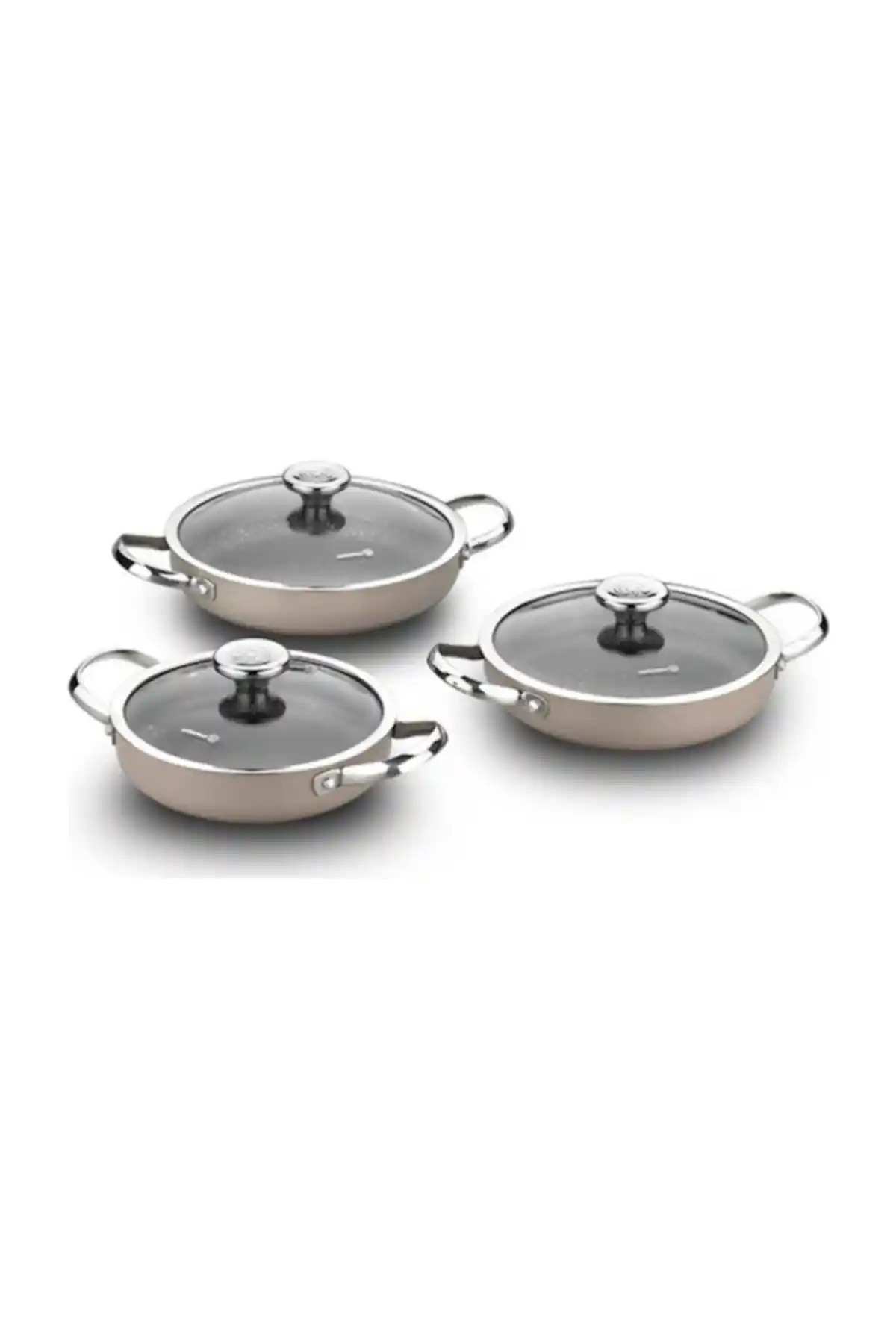 Korkmaz A1356 Zeta 6 Parça Omlet Seti Bej - Estetik ve Fonksiyonelliğin Buluşması