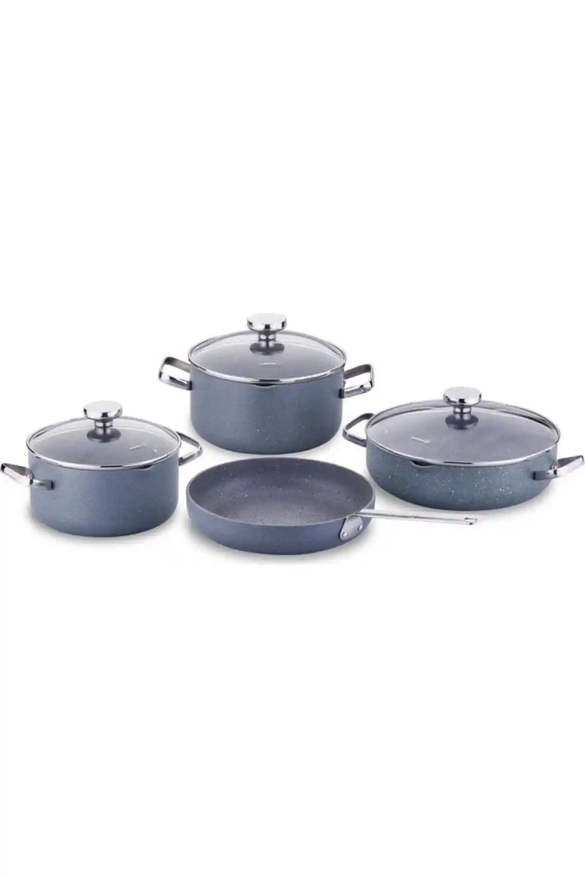 KORKMAZ A2864 Stona 7 Parça Tencere Seti ile Mutfakta Fonksiyonellik ve Şıklık