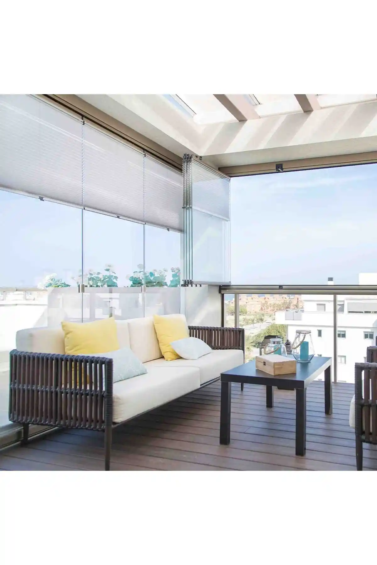 KÖROĞLU Plise Perde Mtto1001: Estetik ve Fonksiyonel Balkon ve İç Mekan Perde Çözümü