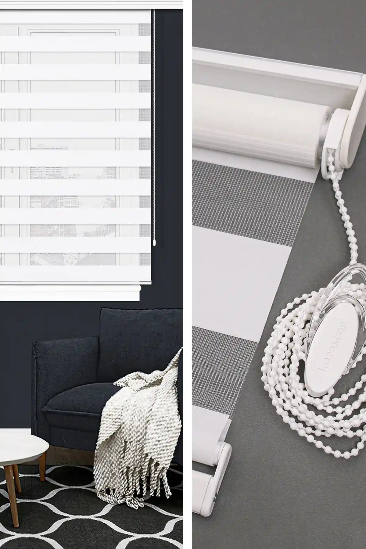 Kozastor Zebra Perde Beyaz ve Gri Modelleri Karşılaştırması ve Seçim Rehberi