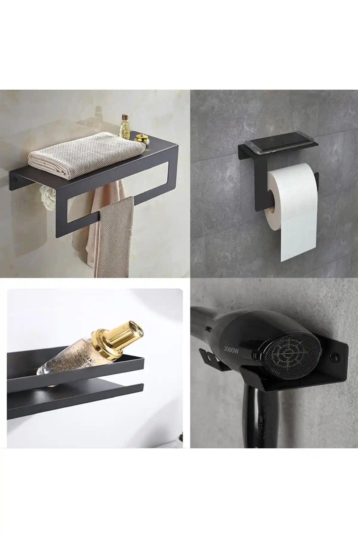 Kraker Banyo Düzenleyici Seti: Modern ve Dayanıklı Banyo Aksesuarları ile Şıklık ve Fonksiyonellik