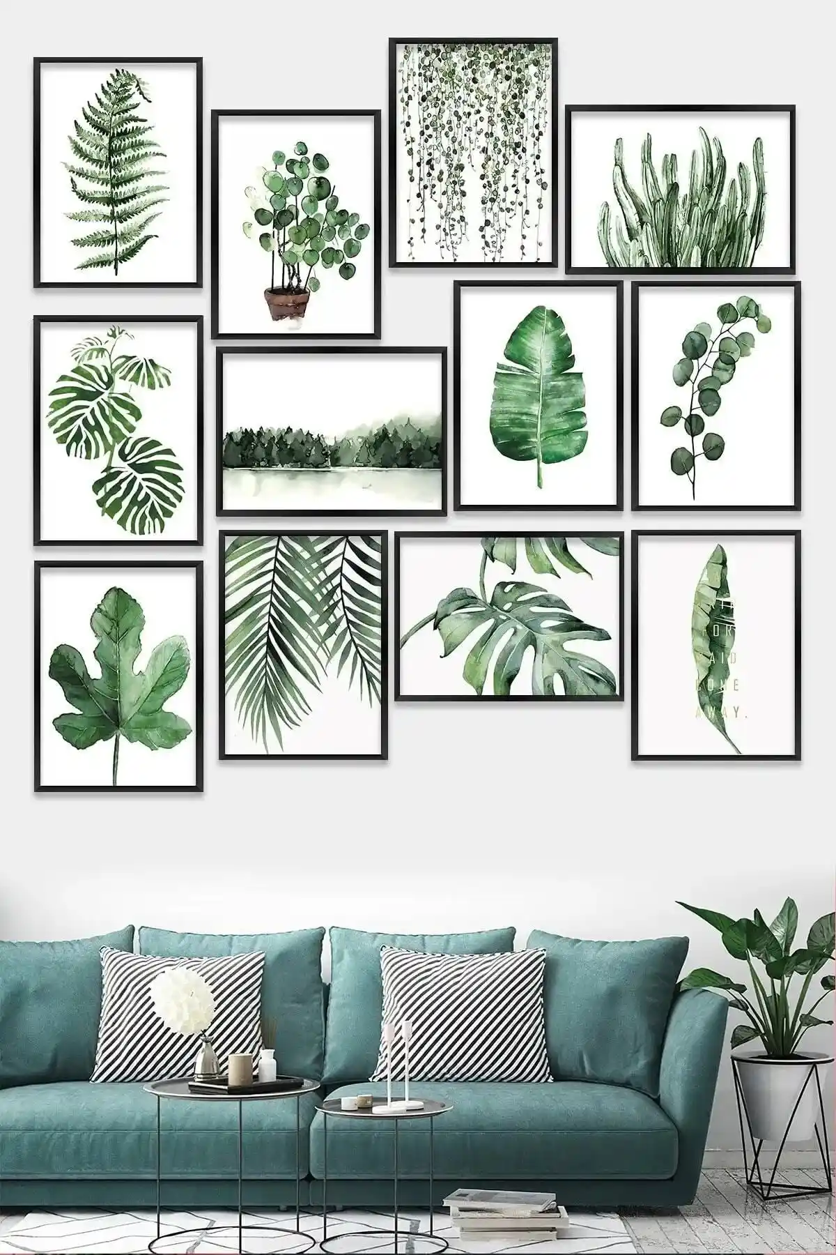 KutuTR Dekorize MDF Tablo Seti: Canlı ve Şık Duvar Dekorasyonları İçin Uygun Seçenek