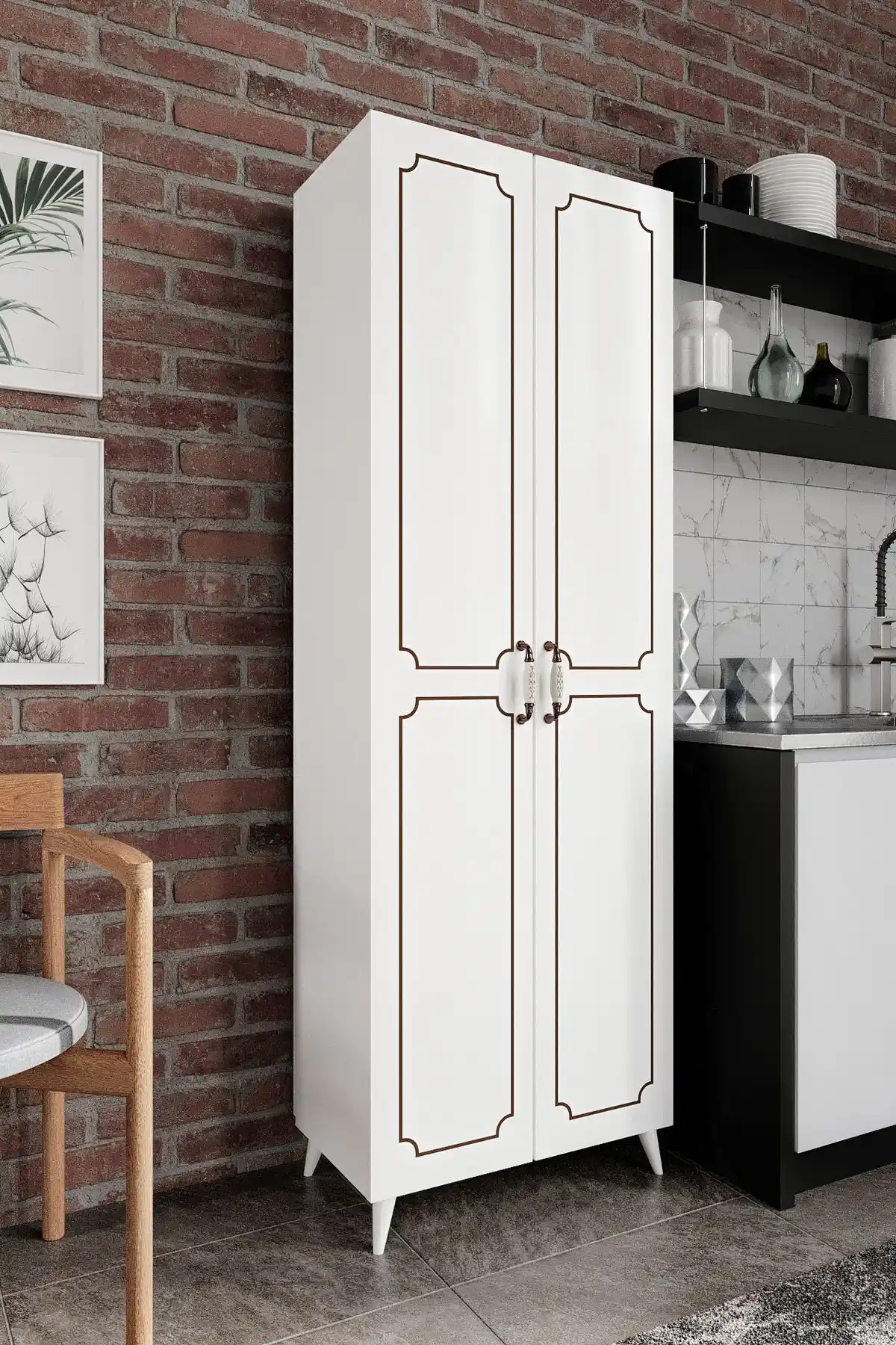KZNMOB HOME 2 Kapaklı 5 Bölmeli Geniş Mutfak Dolabı Detaylı İnceleme ve Özellikler