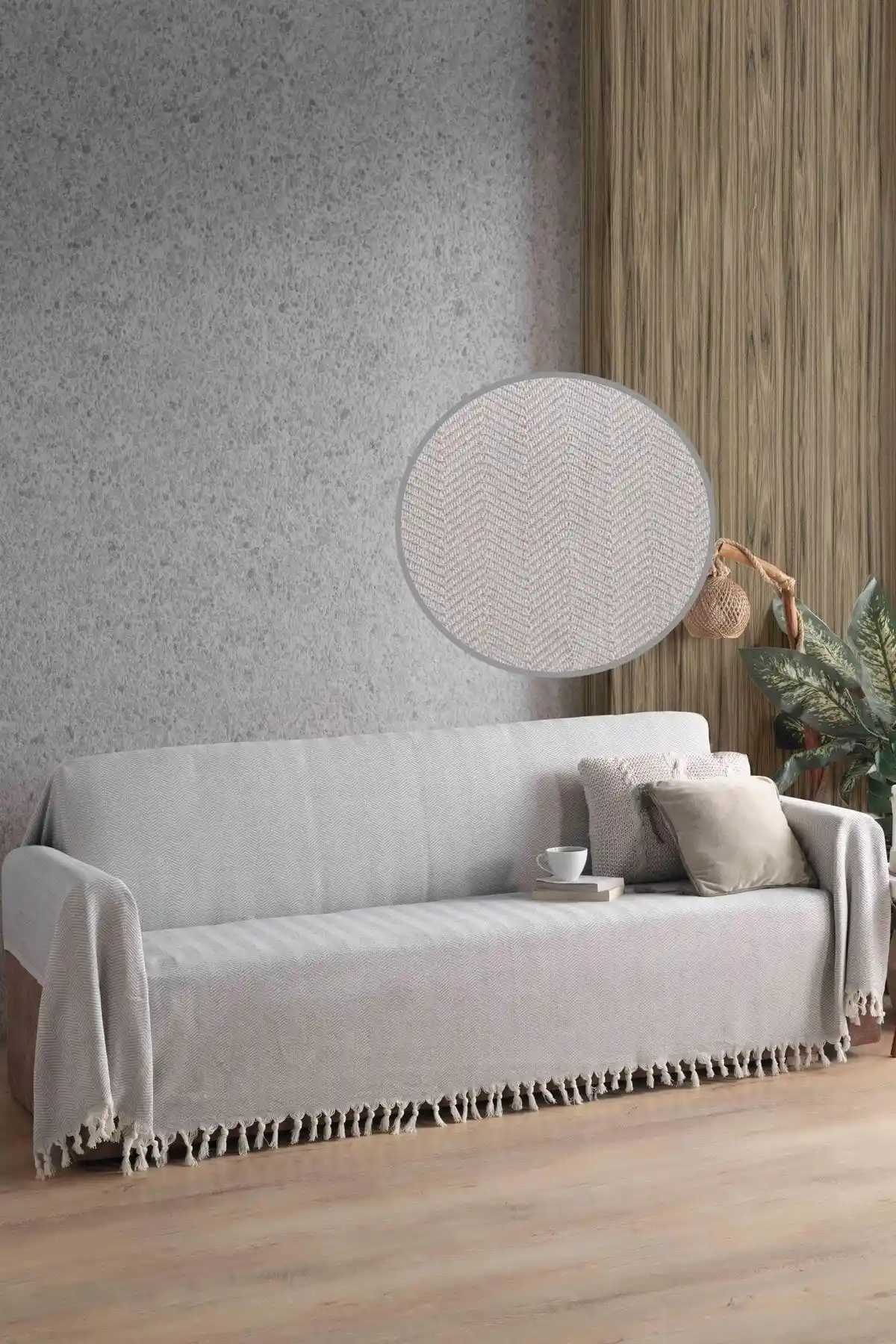 LADYNİL Naturel Koltuk Örtüsü: Modern ve Şık Tasarım ile Konfor ve Koruma Sağlar