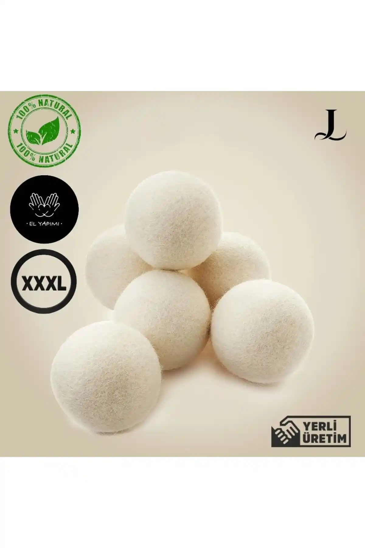 LaPatria 3 Adet XXXL Yün Çamaşır Kurutma Topları yüksek kalite ve performans sağlıyor