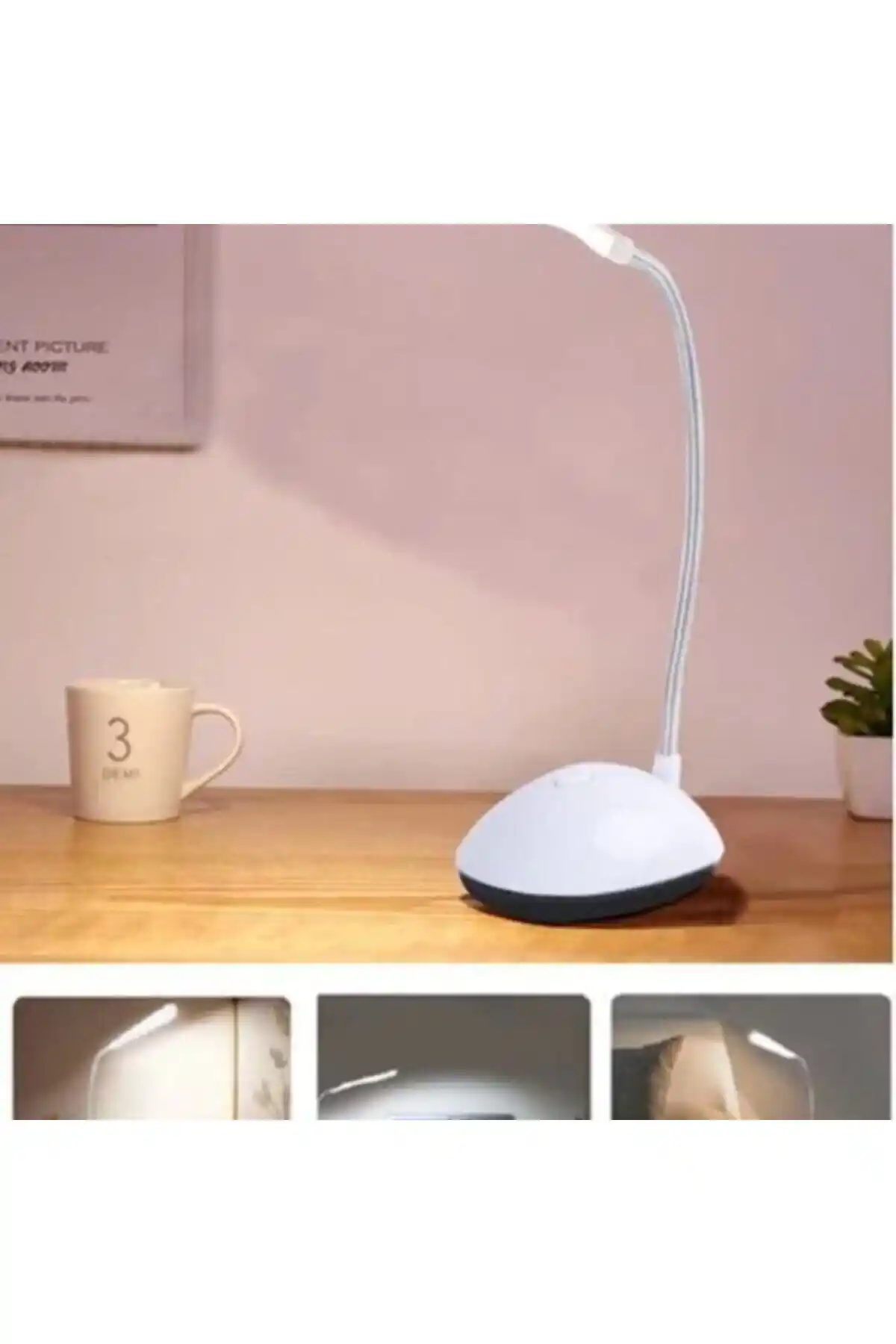 LarinHome Bükülebilir LED Masa Lambası: Şık ve Pratik Tasarım, Taşınabilirlik Özelliği