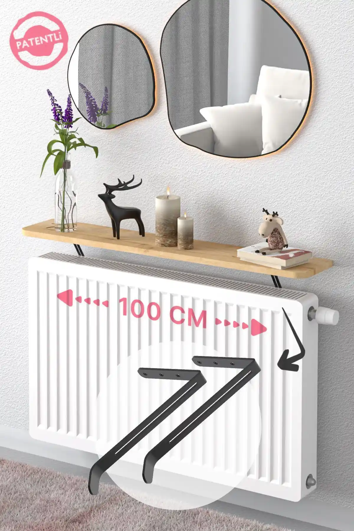 Lefty Marka Petek Üstü Raf ile Modern ve Şık İç Mekan Dekorasyonu