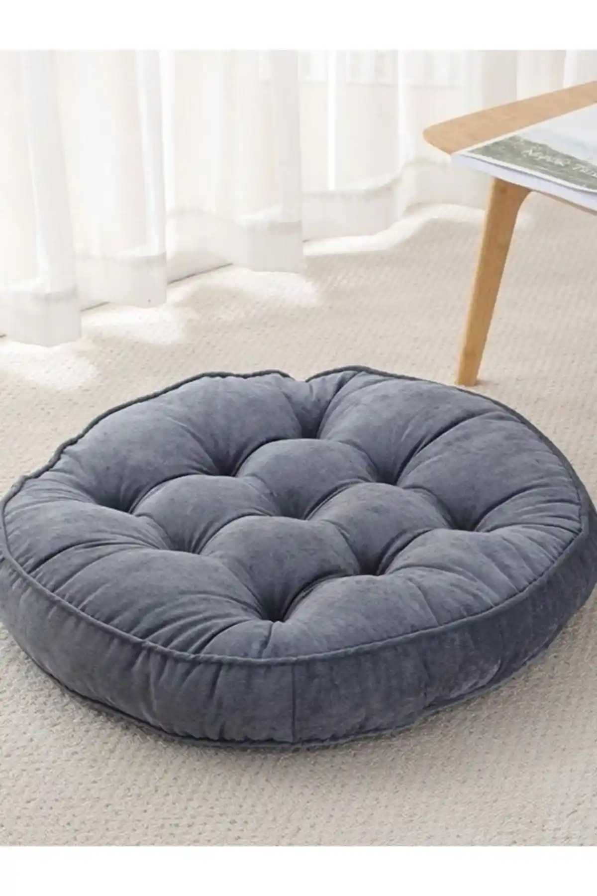 Lemedâ Dicle Mobilya Yuvarlak Oturma Minderi Modern ve Şık Tasarım Özellikleri