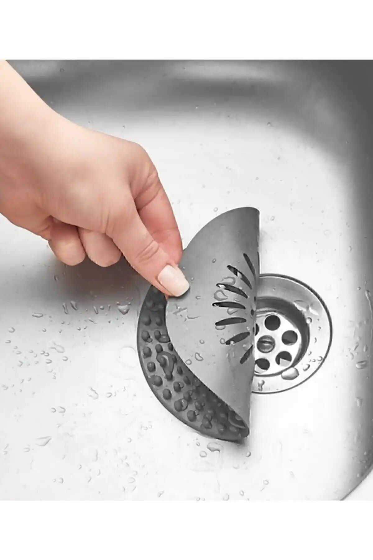 Leon Life Yuvarlak Silikon Lavabo ve Küvet Süzgeci Çok Renkli Dayanıklı Tasarım