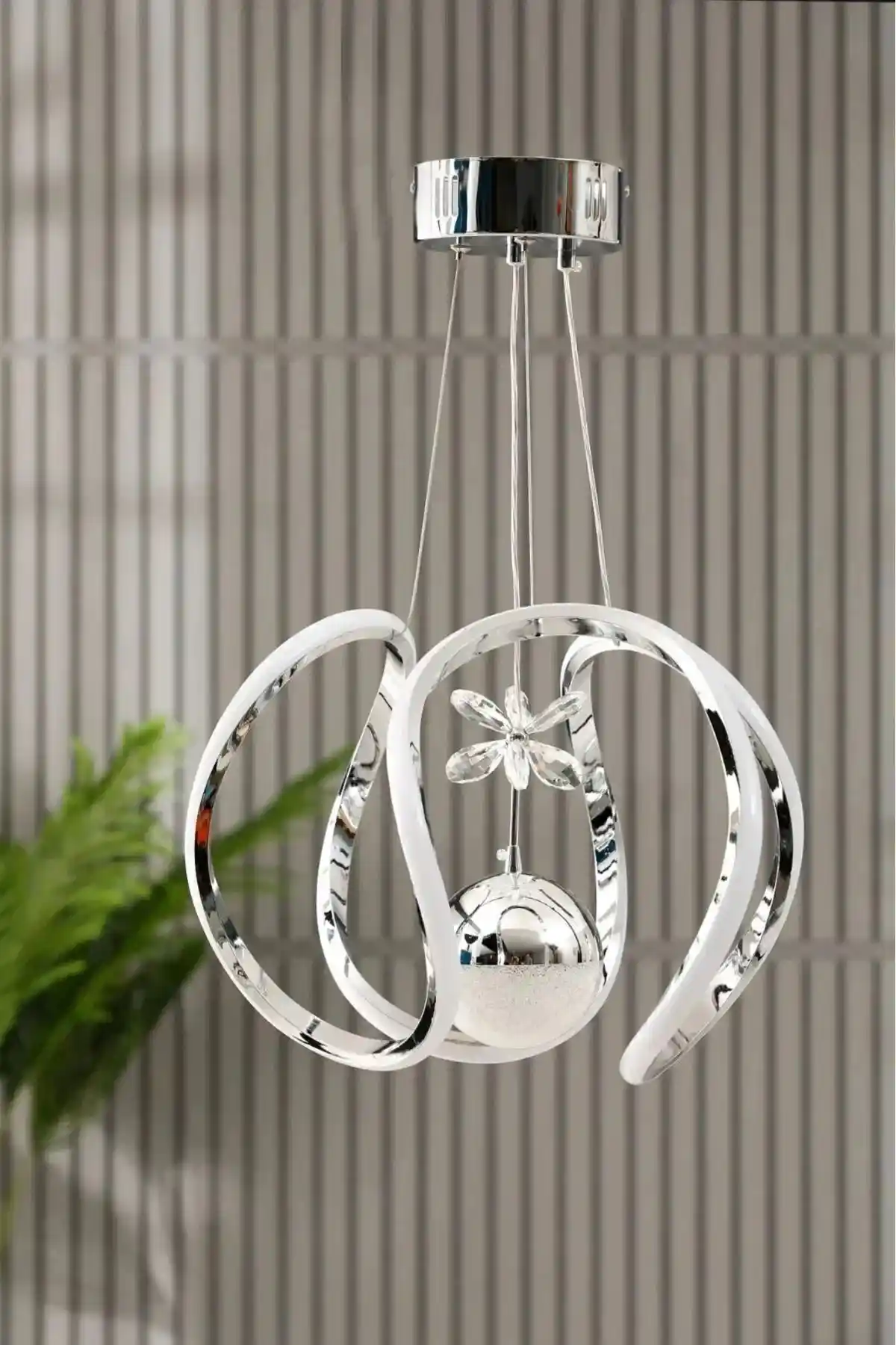 Limni Home Taçlı LED Avize Modern ve Şık Aydınlatma Çözümü 81-90 cm ayarlanabilir yükseklikle