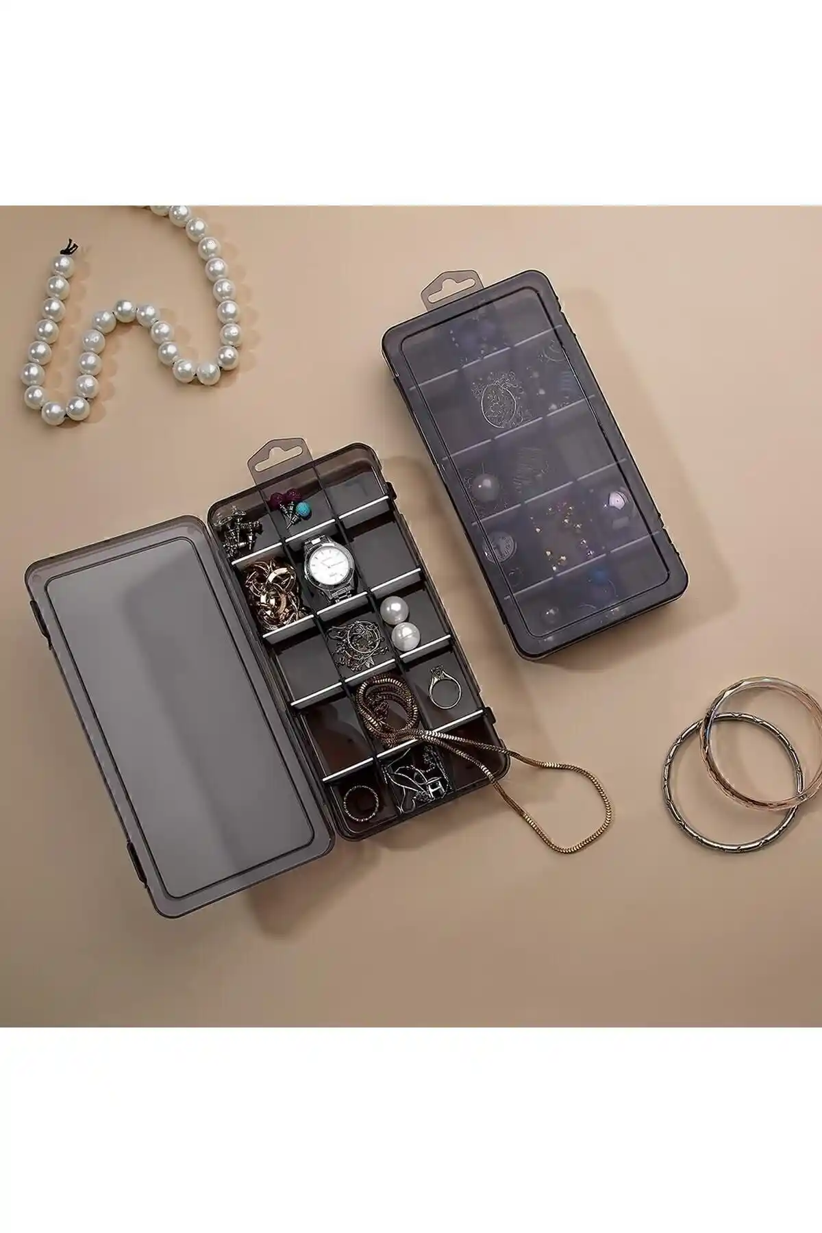 Lova Leon Life 15 Bölmeli Takı Organizeri - Şık ve Fonksiyonel Saklama Çözümü